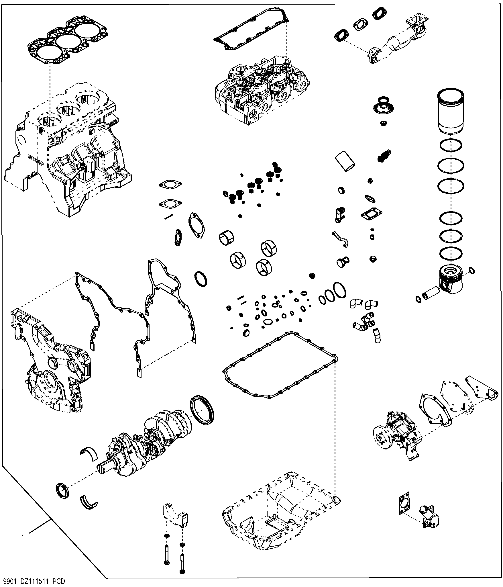 9901 Engine Overhaul Kit