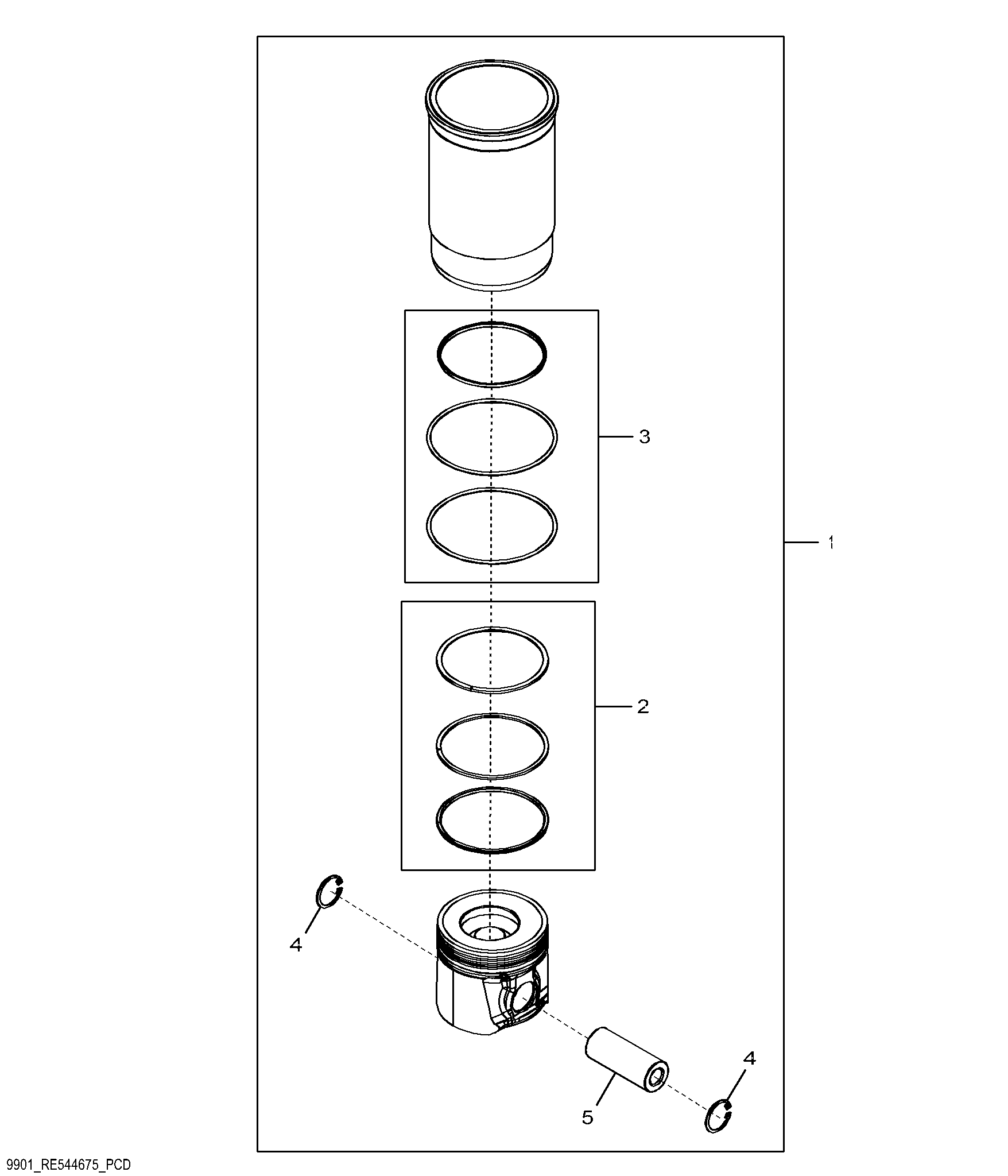9901 Piston Liner Kit
