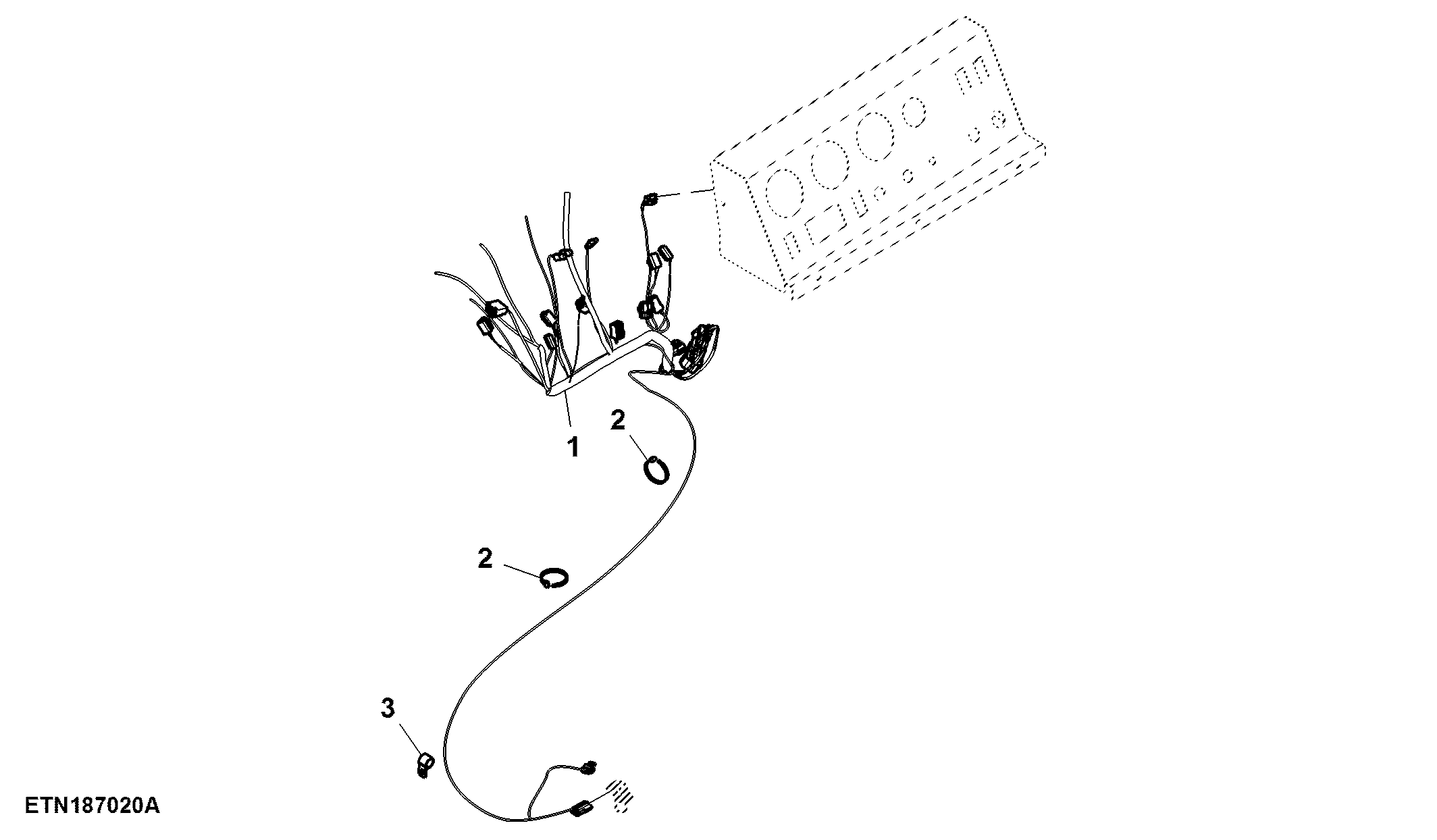 Instrument Panel, Wiring Harness ( - 025299)
