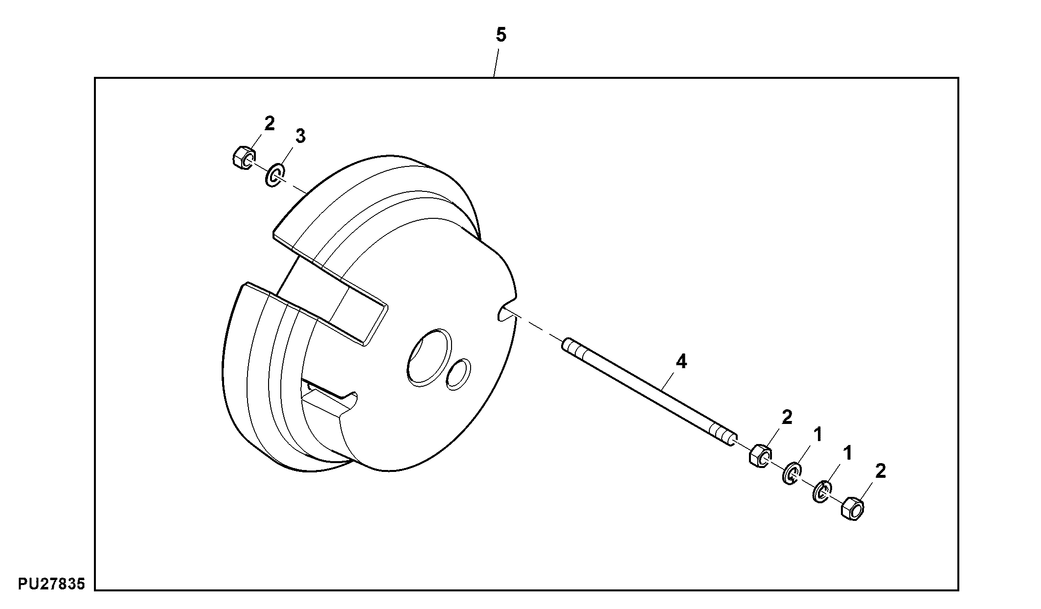 Wheel Weights With Mounting Hardware, 50 lbs, Rear