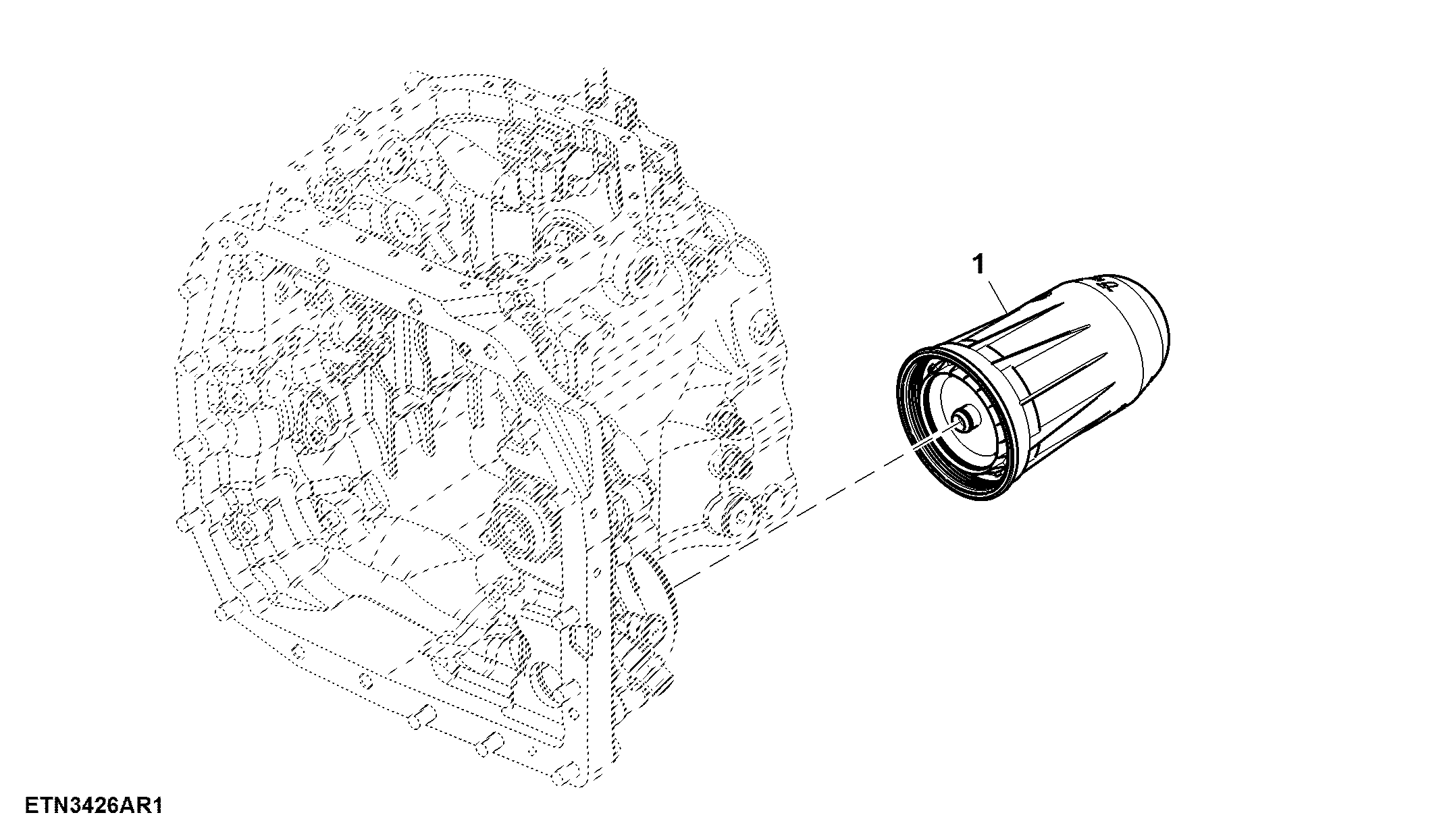 Hydraulic Filter, Open Center