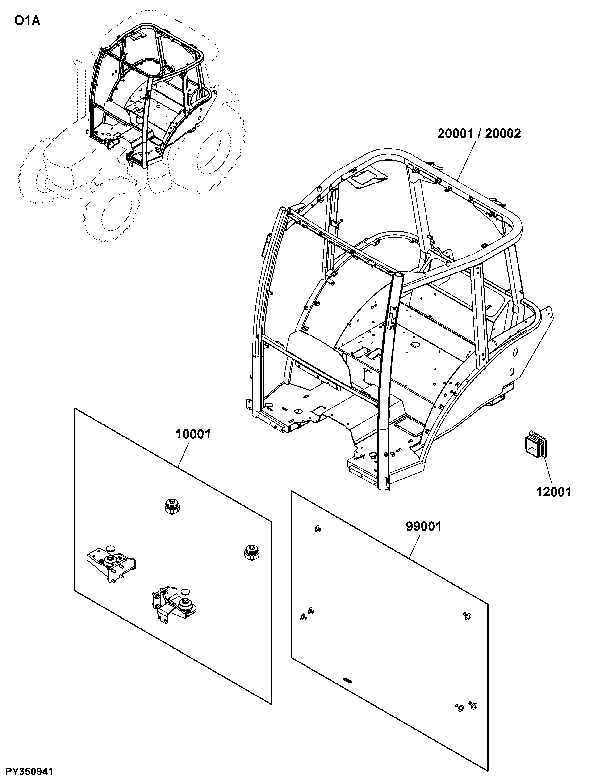 O1A Cab Components