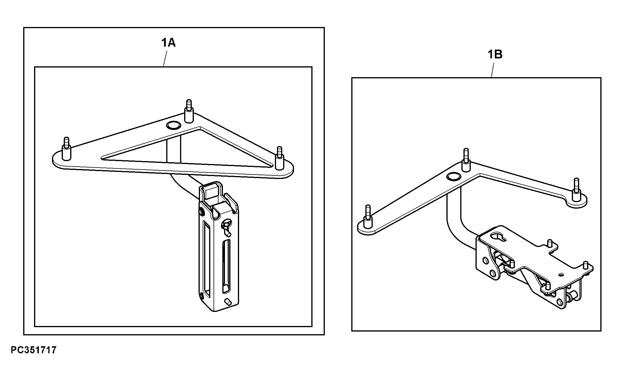 Attachment, Harvesting Cornerpost Display Bracket