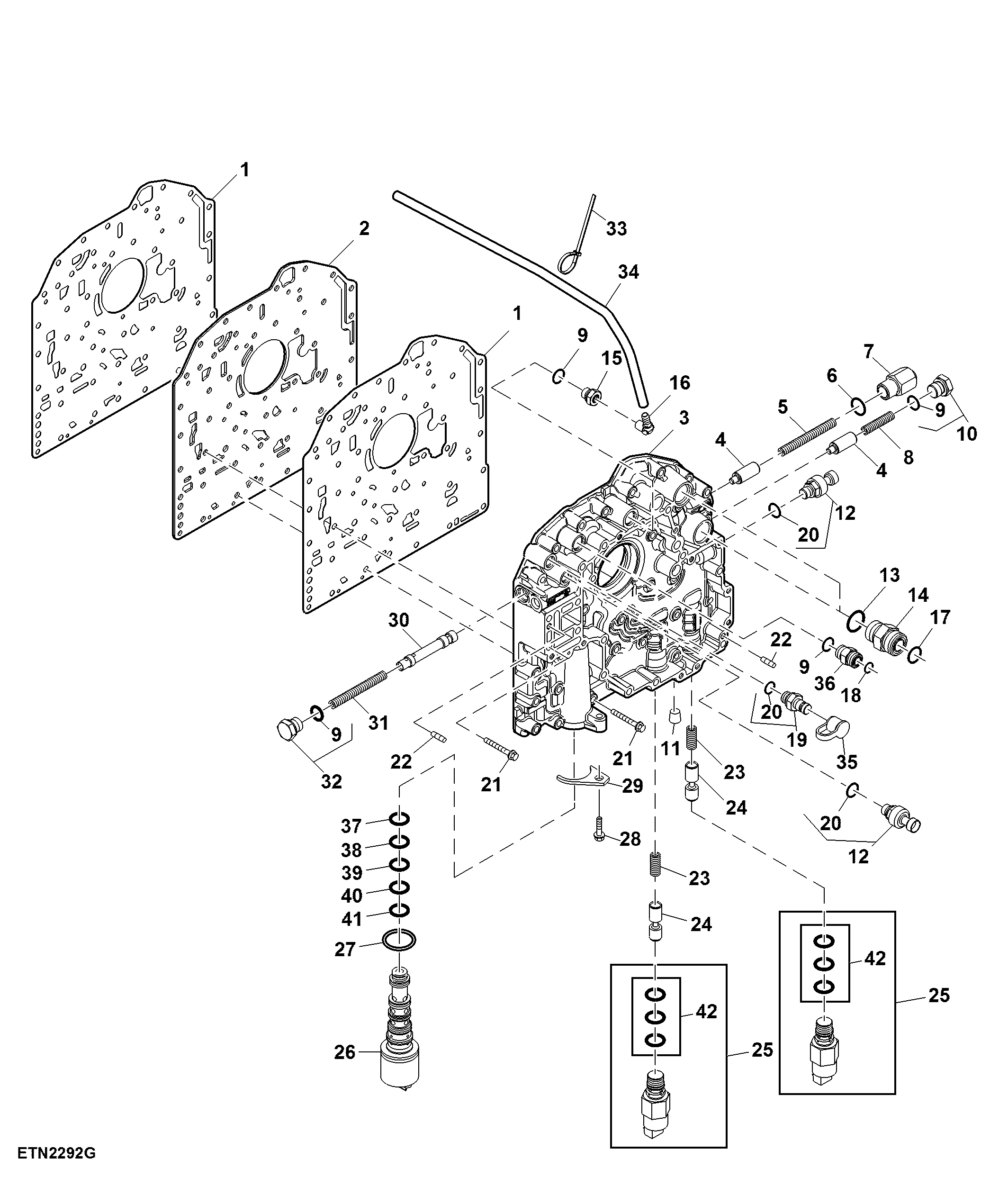 Housing, Front Valve, PowrQuad™ / AutoQuad™