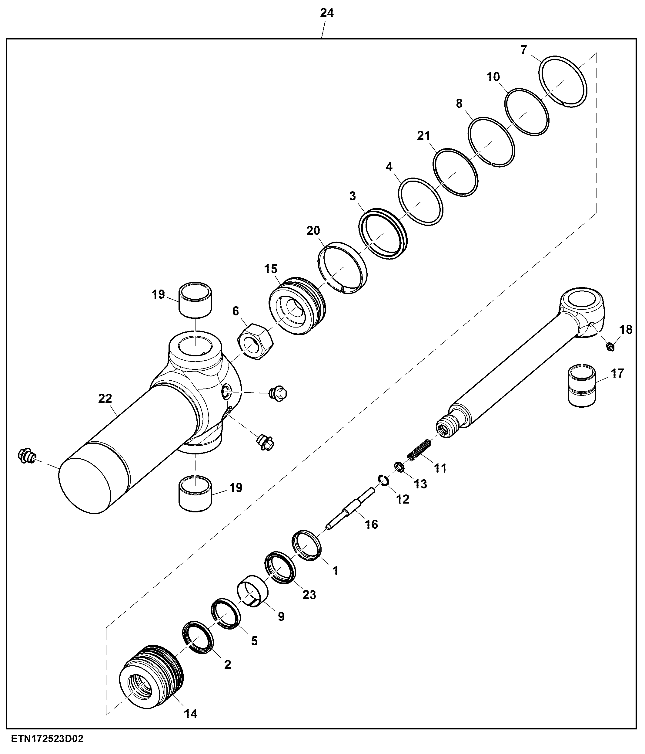 Elevator Swing Cylinder Components (171268 - )