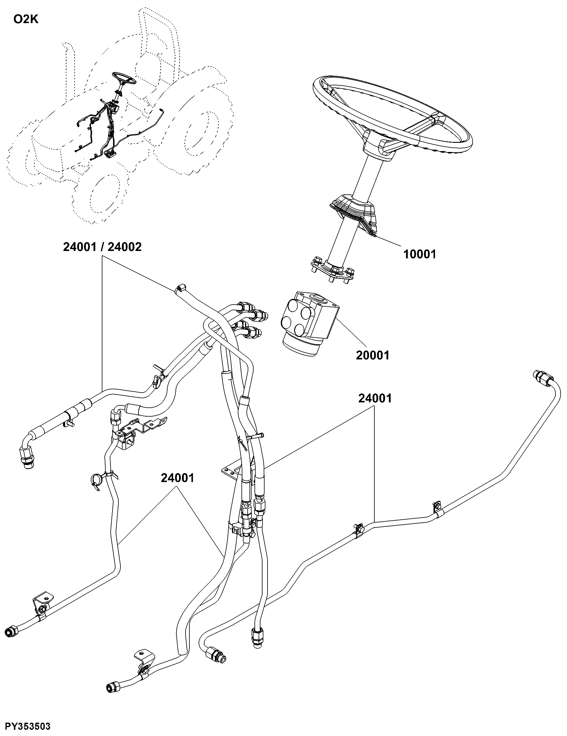 O2K Steering Controls