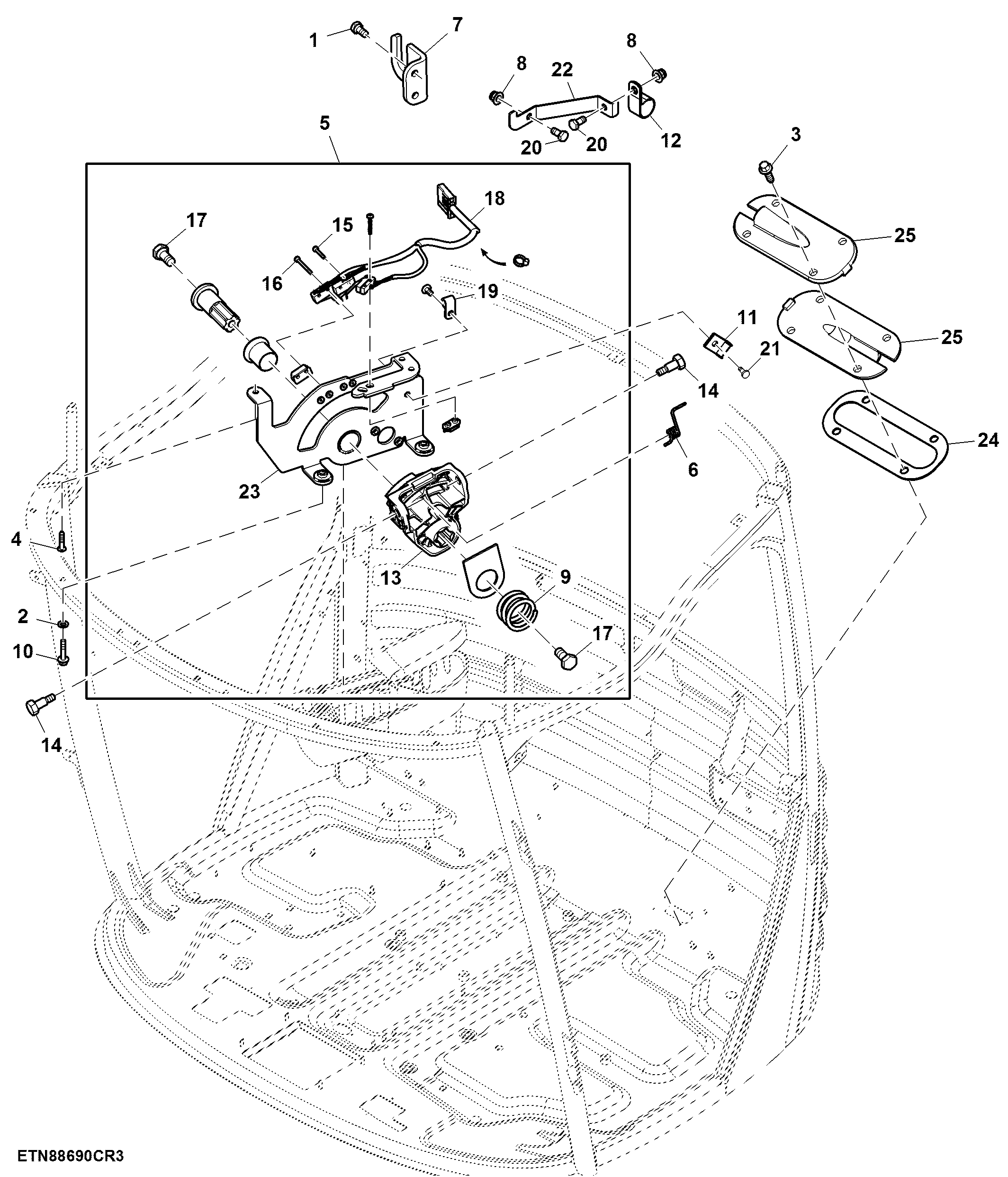 Electrical Hydrohandle Mechanism Control W/ Sensor