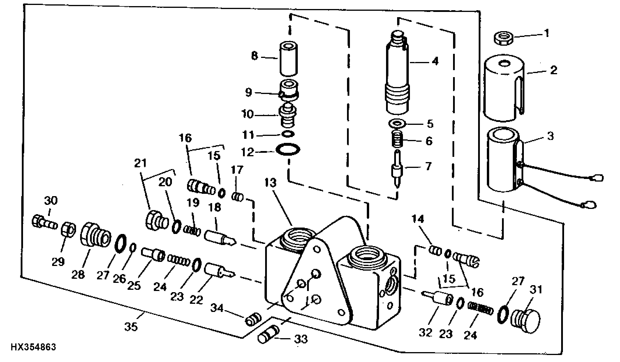 SOLENOID CONTROL VALVE FOR HEADER LIFT MODULE