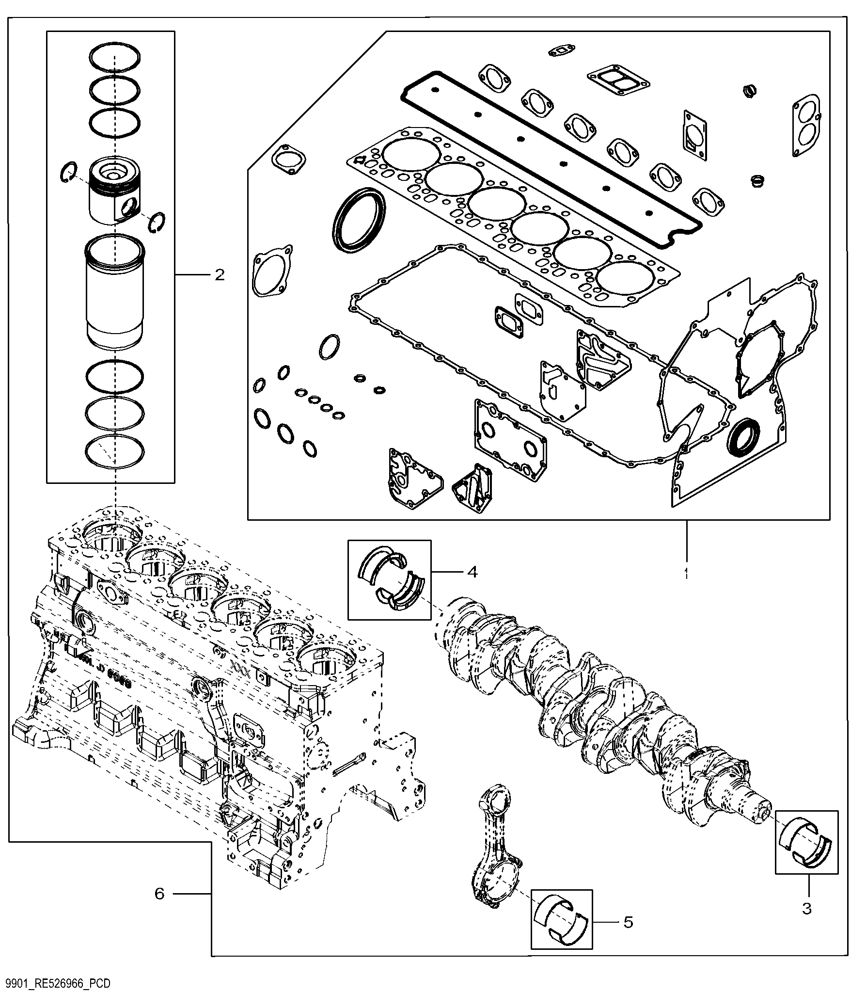 9901 Engine Overhaul Kit