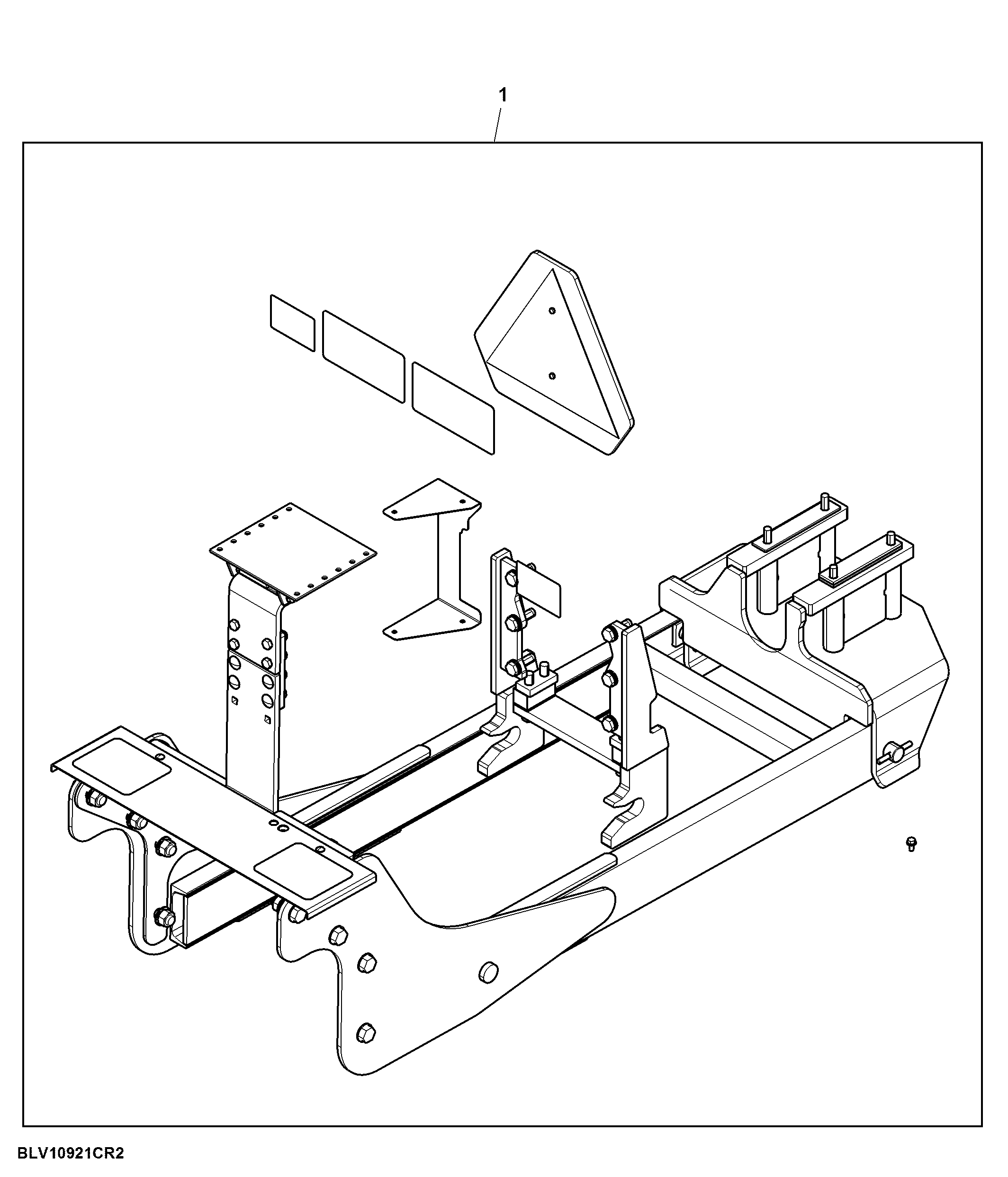 Attachment, Backhoe Mounting Frame