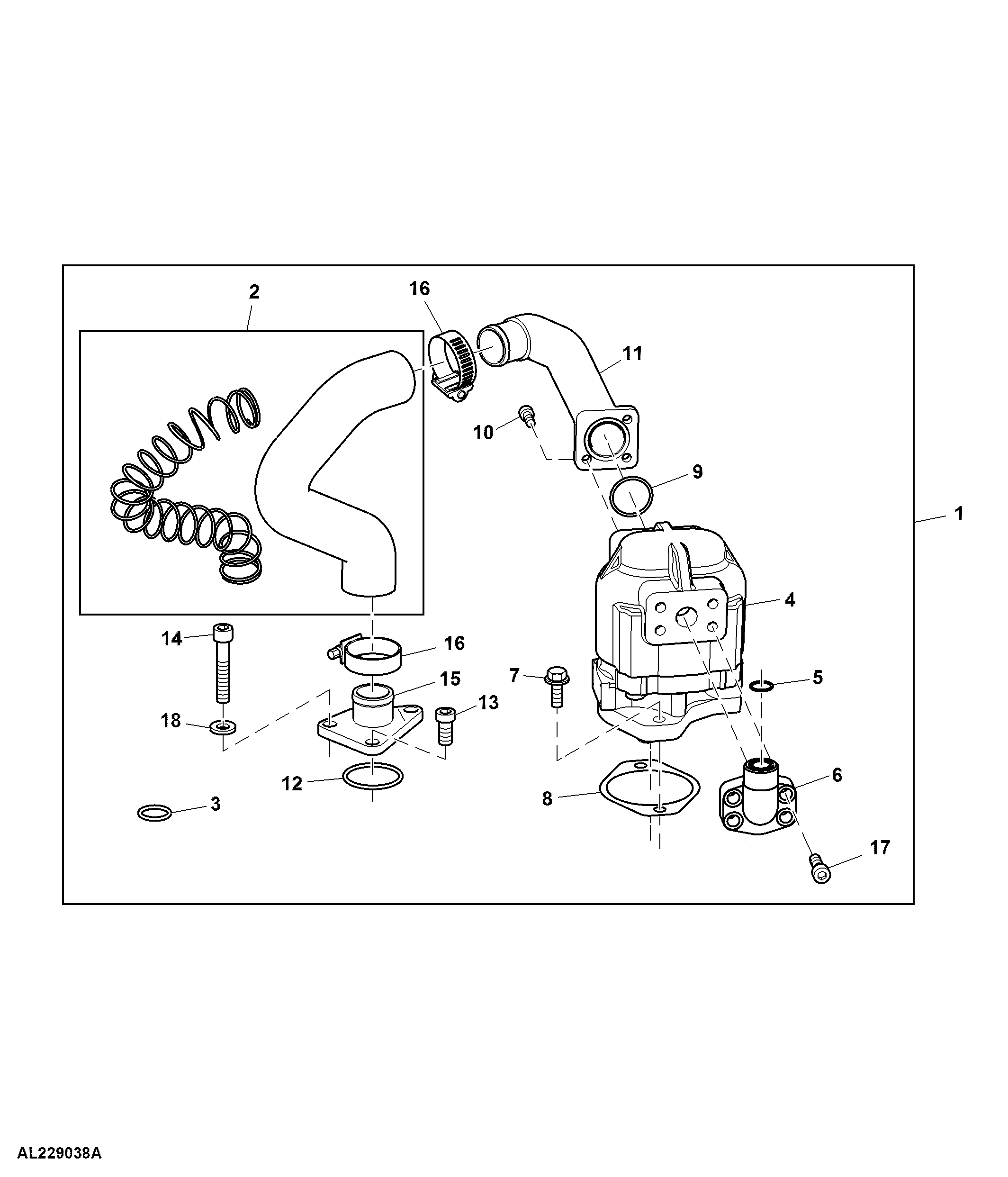 Conversion Kit, Hydraulic Pump, 28 cm³ to 35 cm³, W/ PC-Hydraulics