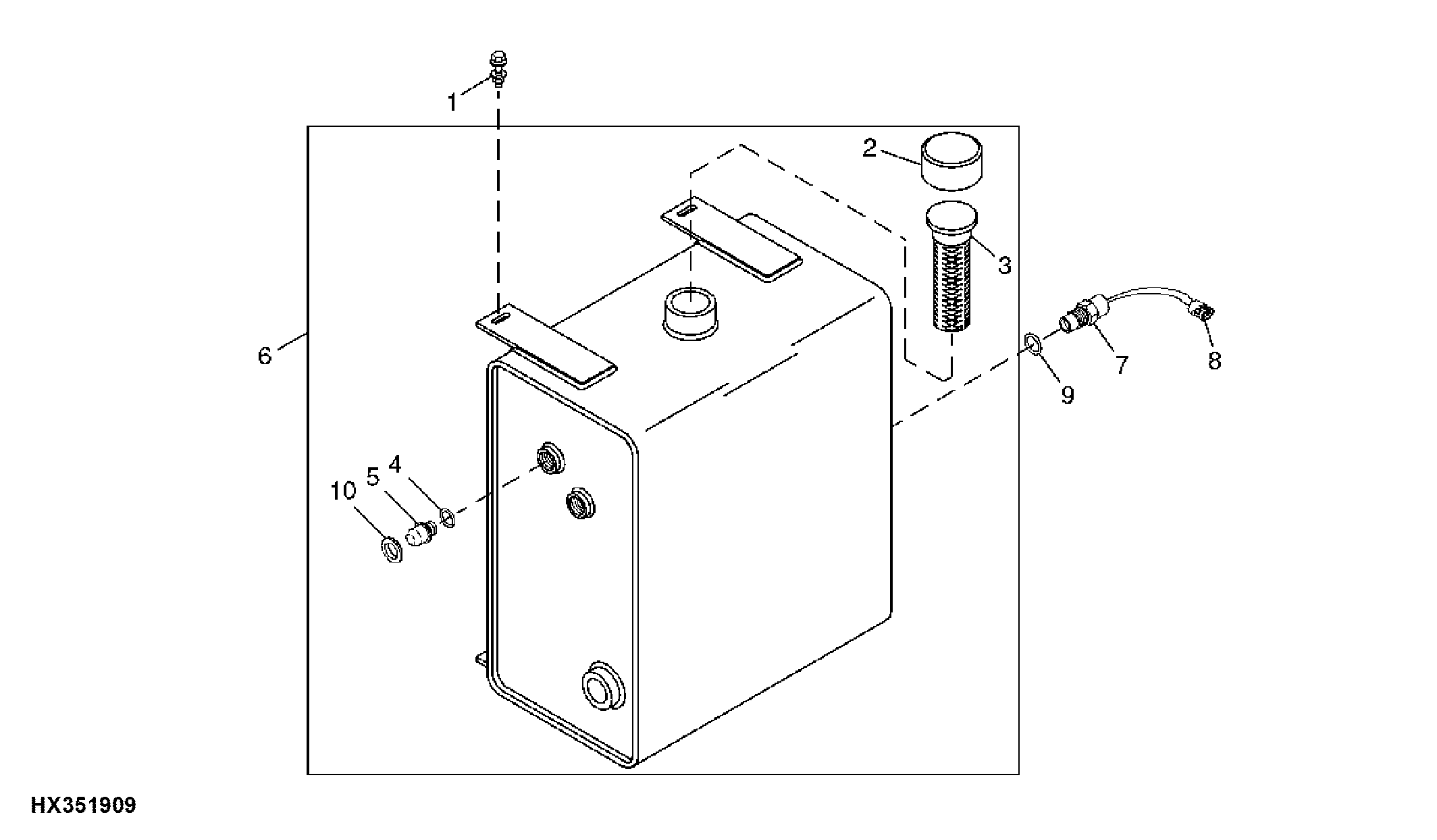 HYDRAULIC / HYDROSTATIC OIL RESERVOIR AND MOUNTINGS