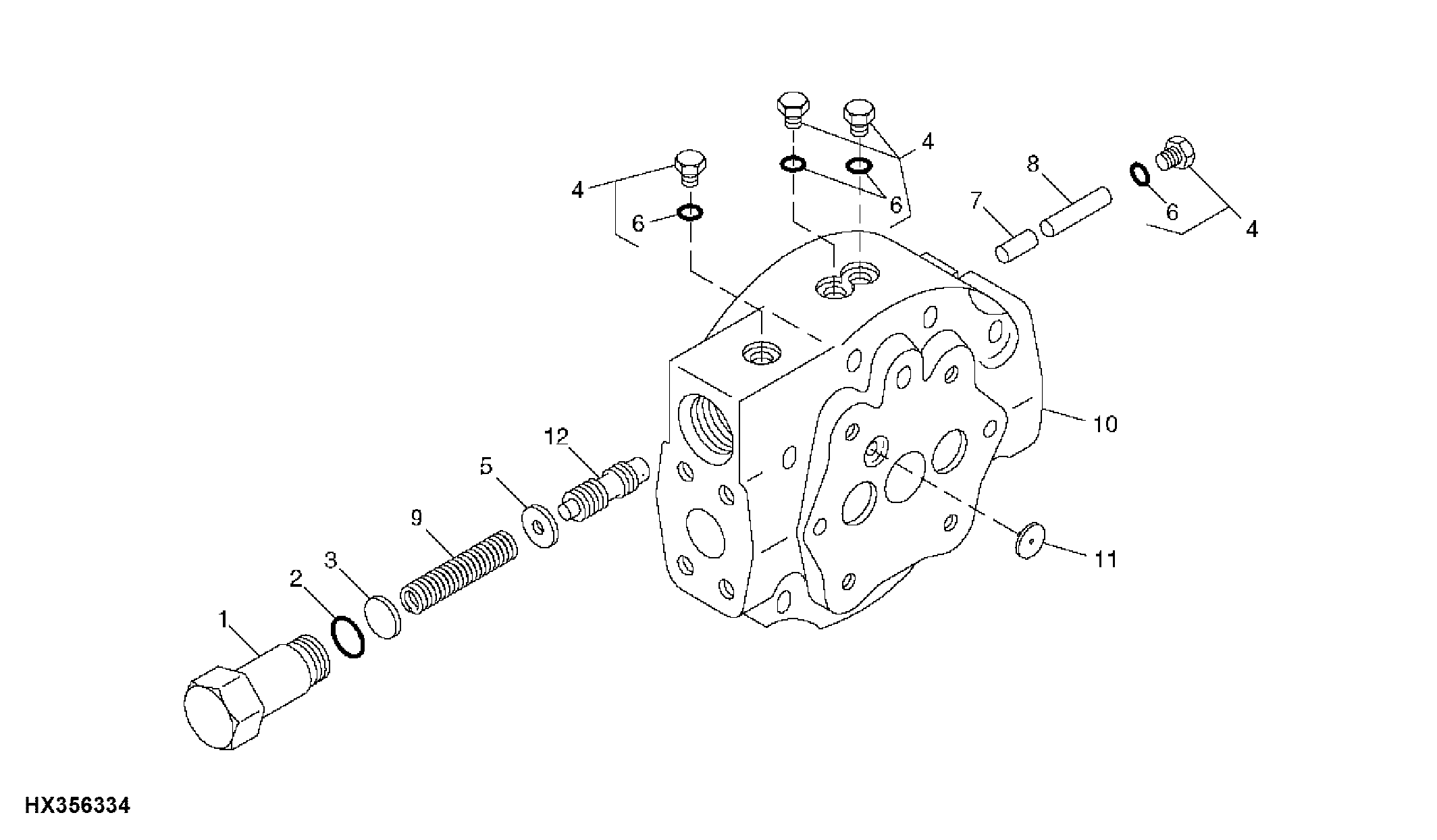Hydrostatic Drive Pump Cover (Ring and Pinion)