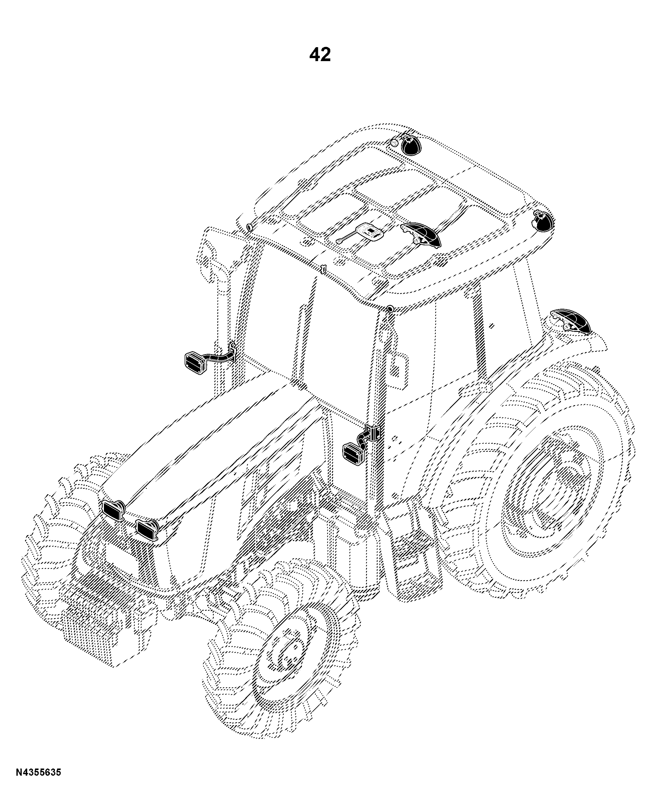 5E-1104 Tractor (PIN: 1N41104XXXXXXXXXX- )(China Edition)