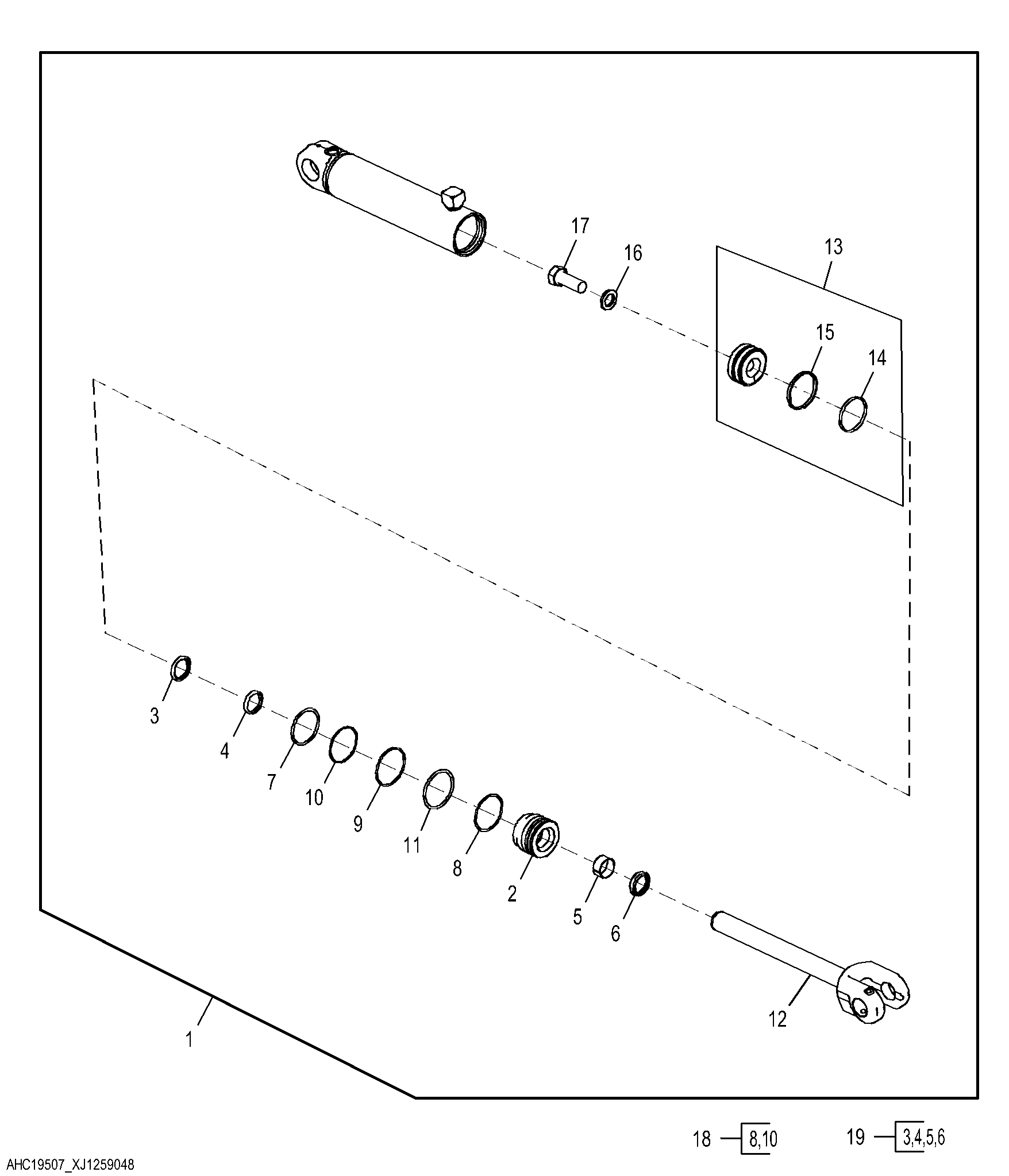 Stacking Blade Cylinder Components (690771 - )