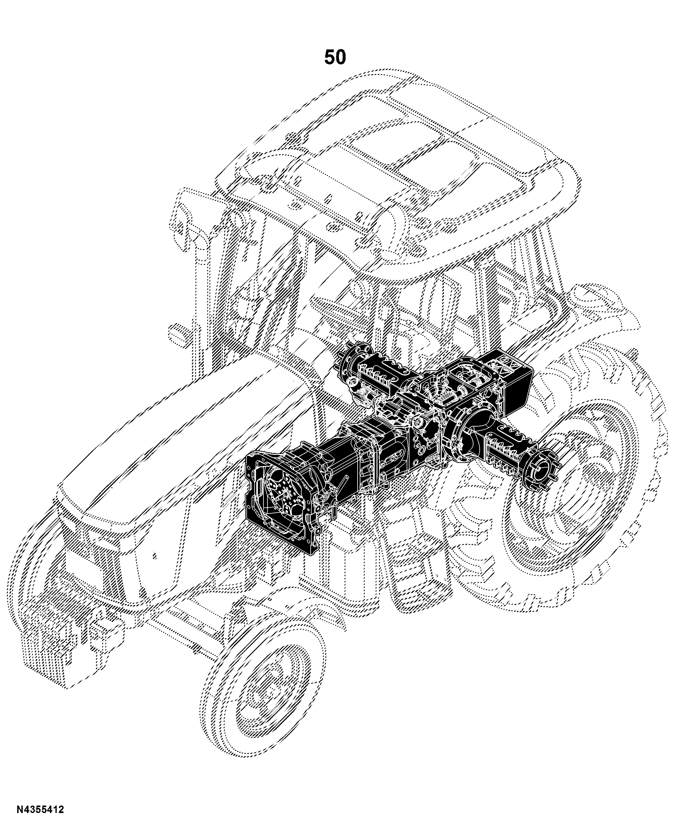 5E-850 Tractor (PIN: 1N4850XXXXXXXXXXX- )(China Edition)