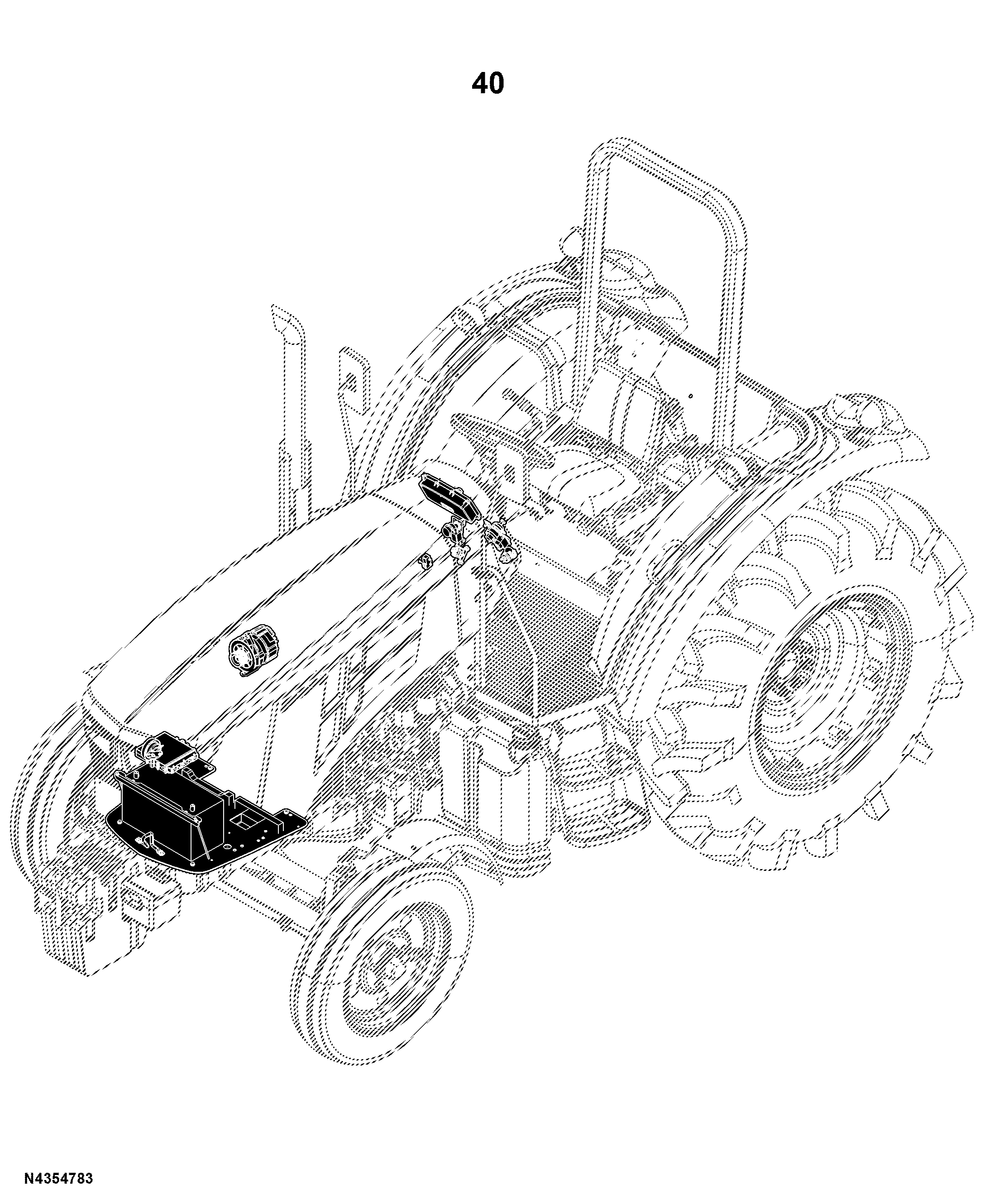 5E-1000 Tractor (PIN: 1N41000XXXXXXXXXX- )(China Edition)
