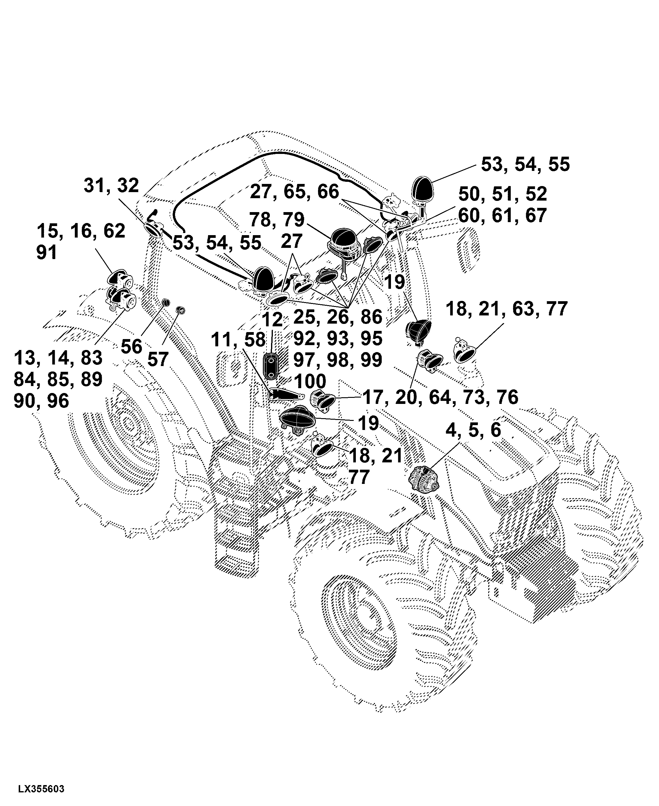 41 Electrical Components, Basic Equipment W/O Wiring Harnesses
