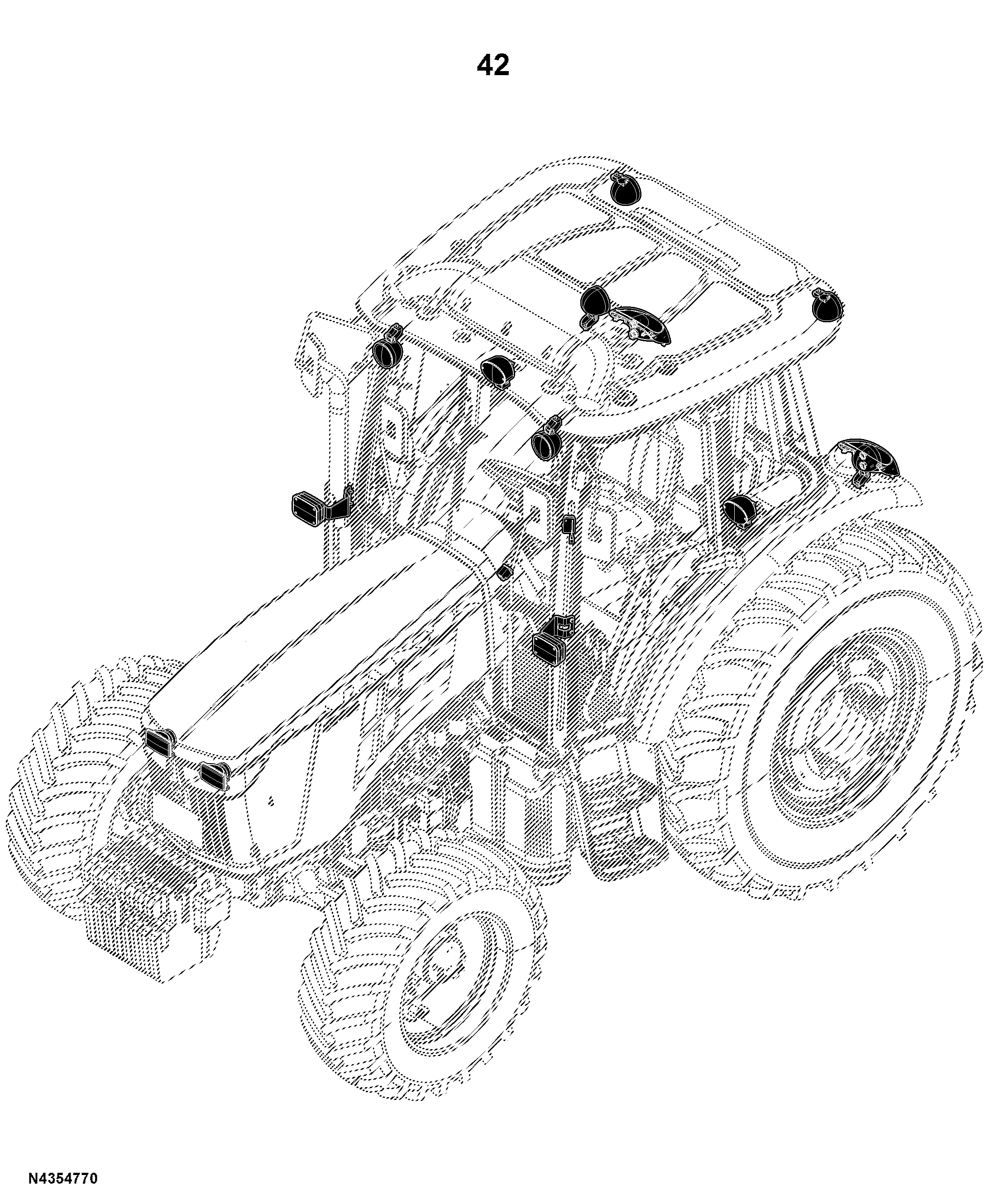 5E-904 Tractor (PIN: 1N4904XXXXXXXXXX- )(China Edition)