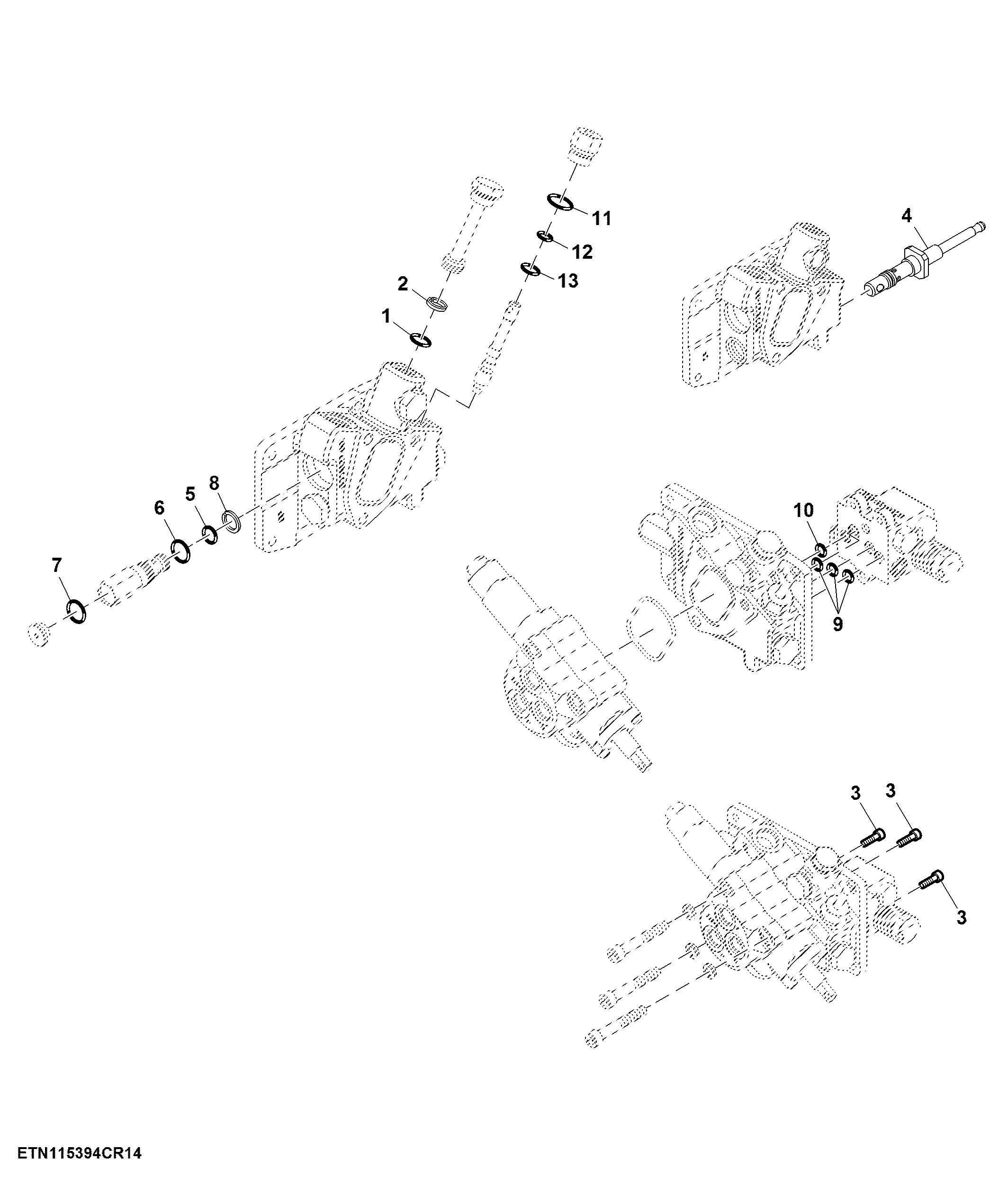 Rockshaft Control Valve, W/ Electronic Quick Release (2/2)