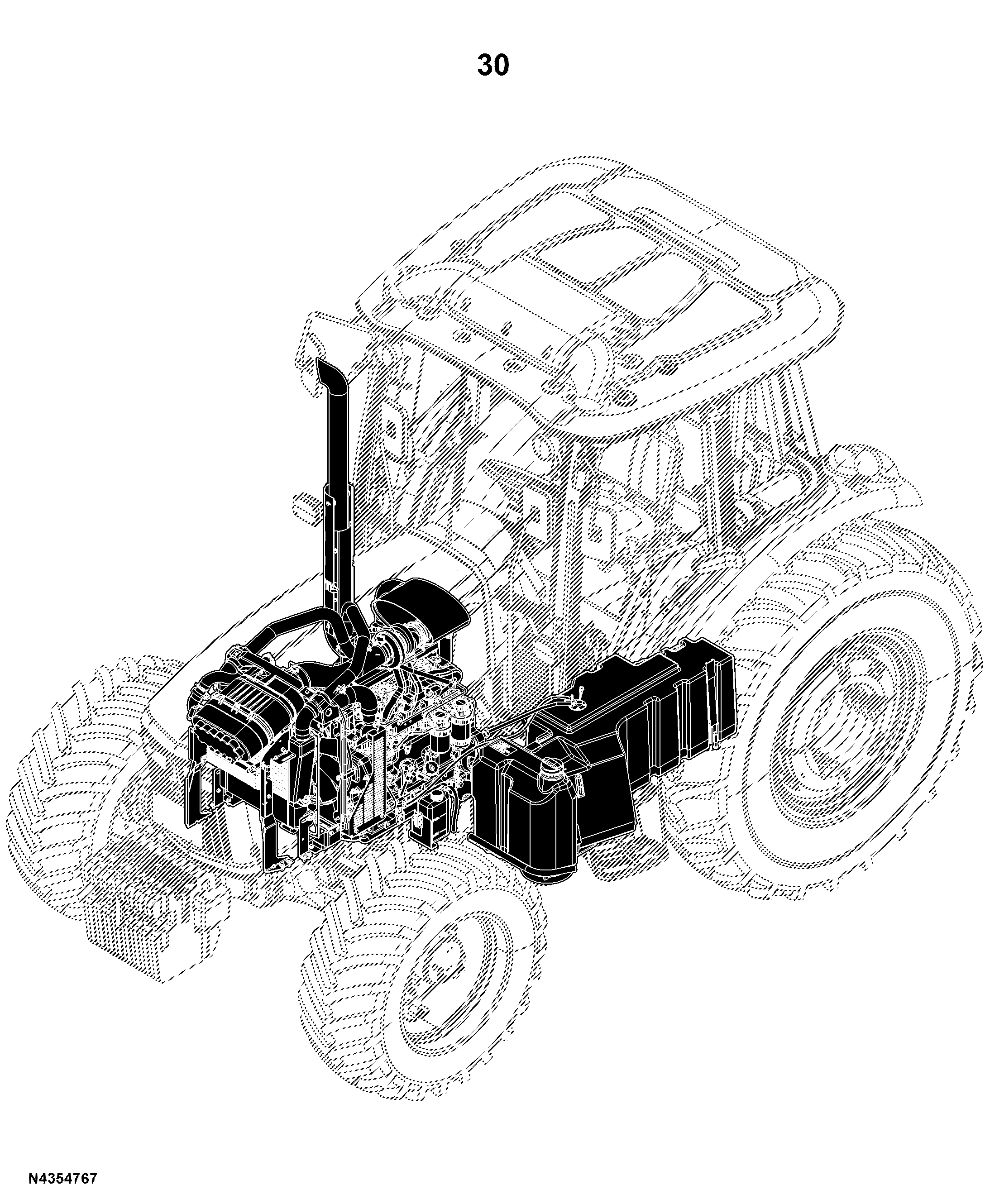 5E-904 Tractor (PIN: 1N4904XXXXXXXXXX- )(China Edition)