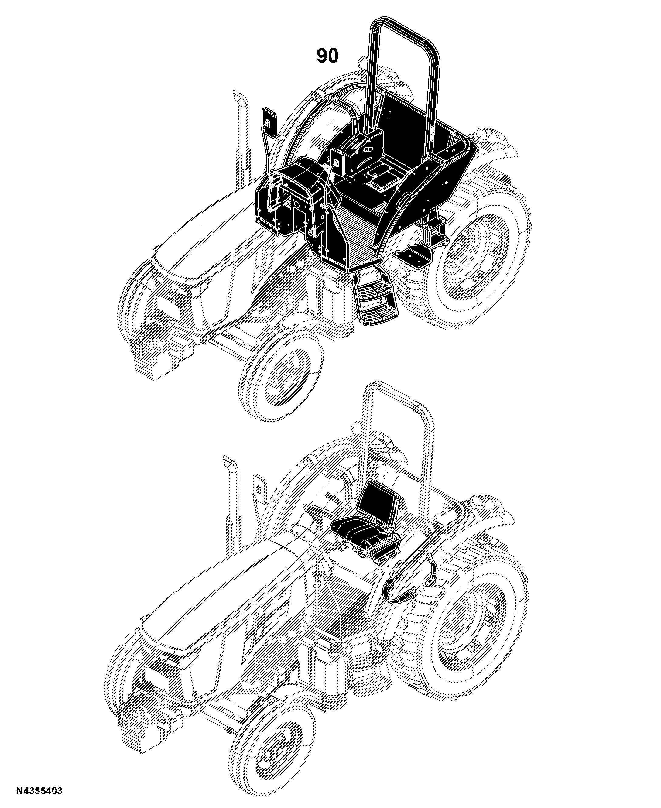 5E-1000 Tractor (PIN: 1N41000XXXXXXXXXX- )(China Edition)