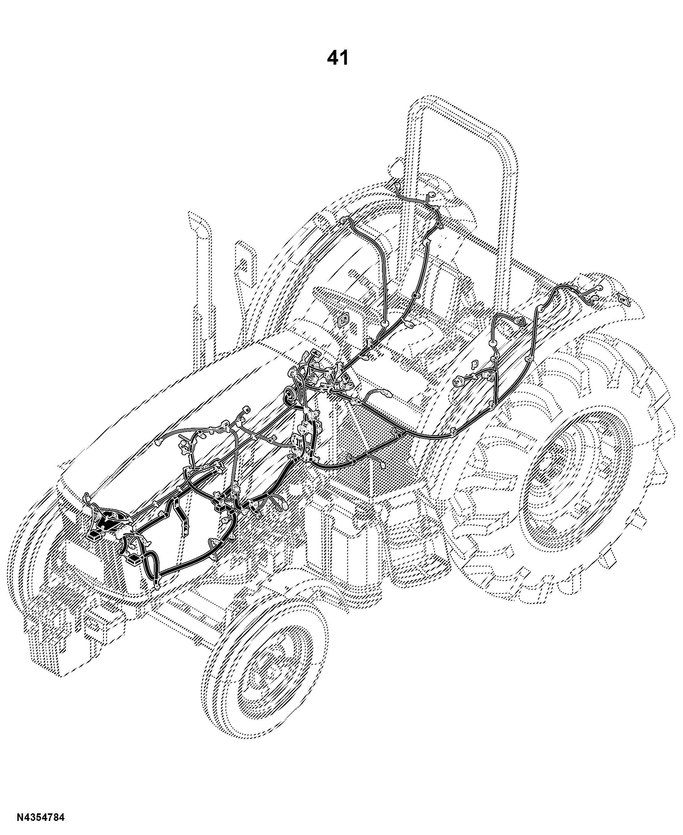 5E-1000 Tractor (PIN: 1N41000XXXXXXXXXX- )(China Edition)