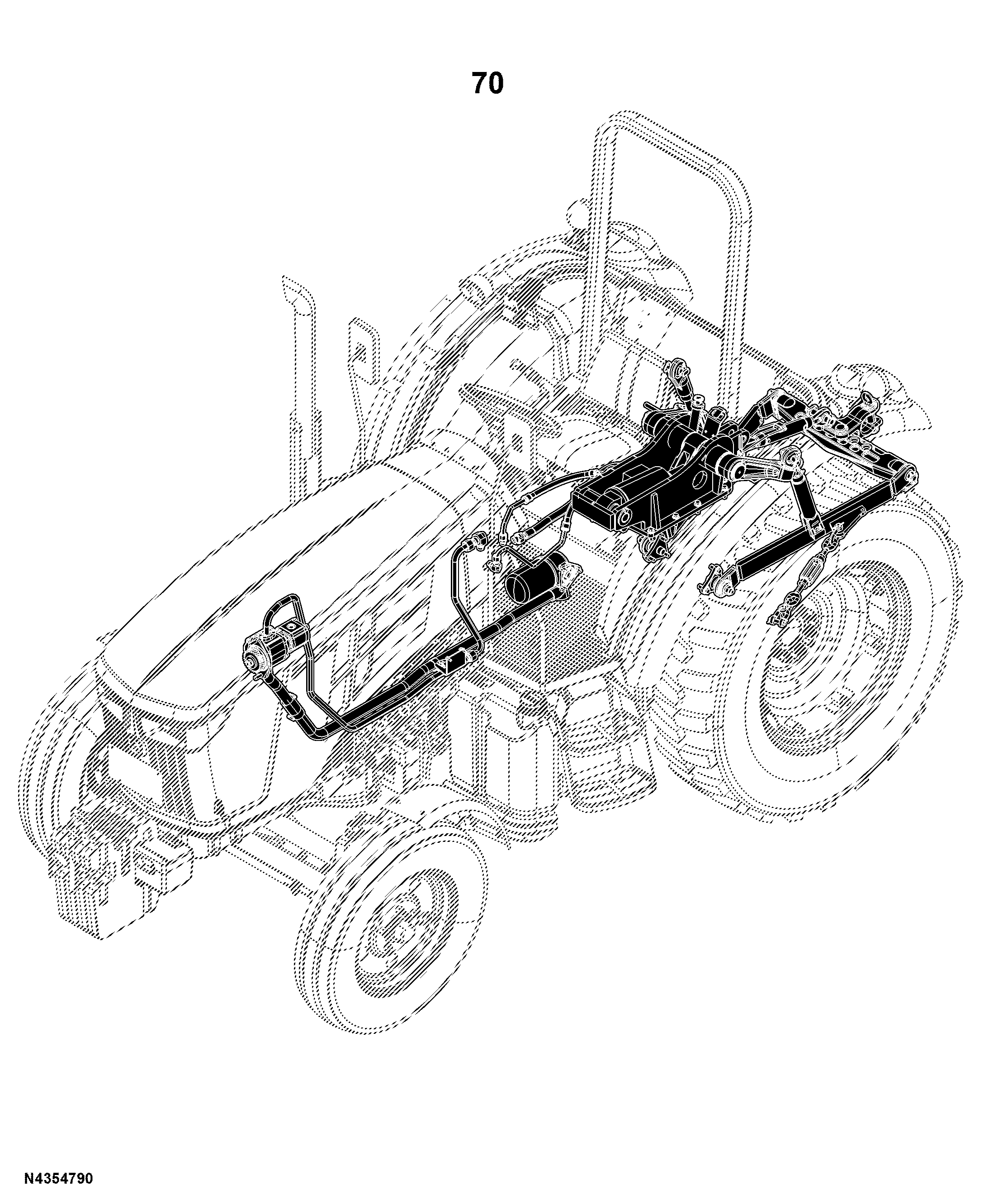 5E-1000 Tractor (PIN: 1N41000XXXXXXXXXX- )(China Edition)