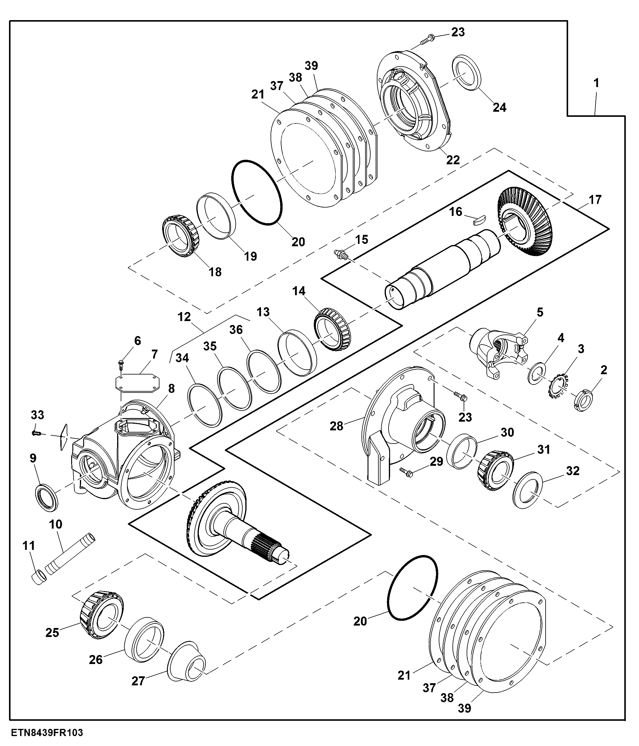 Primary Countershaft Gearcase, High Capacity