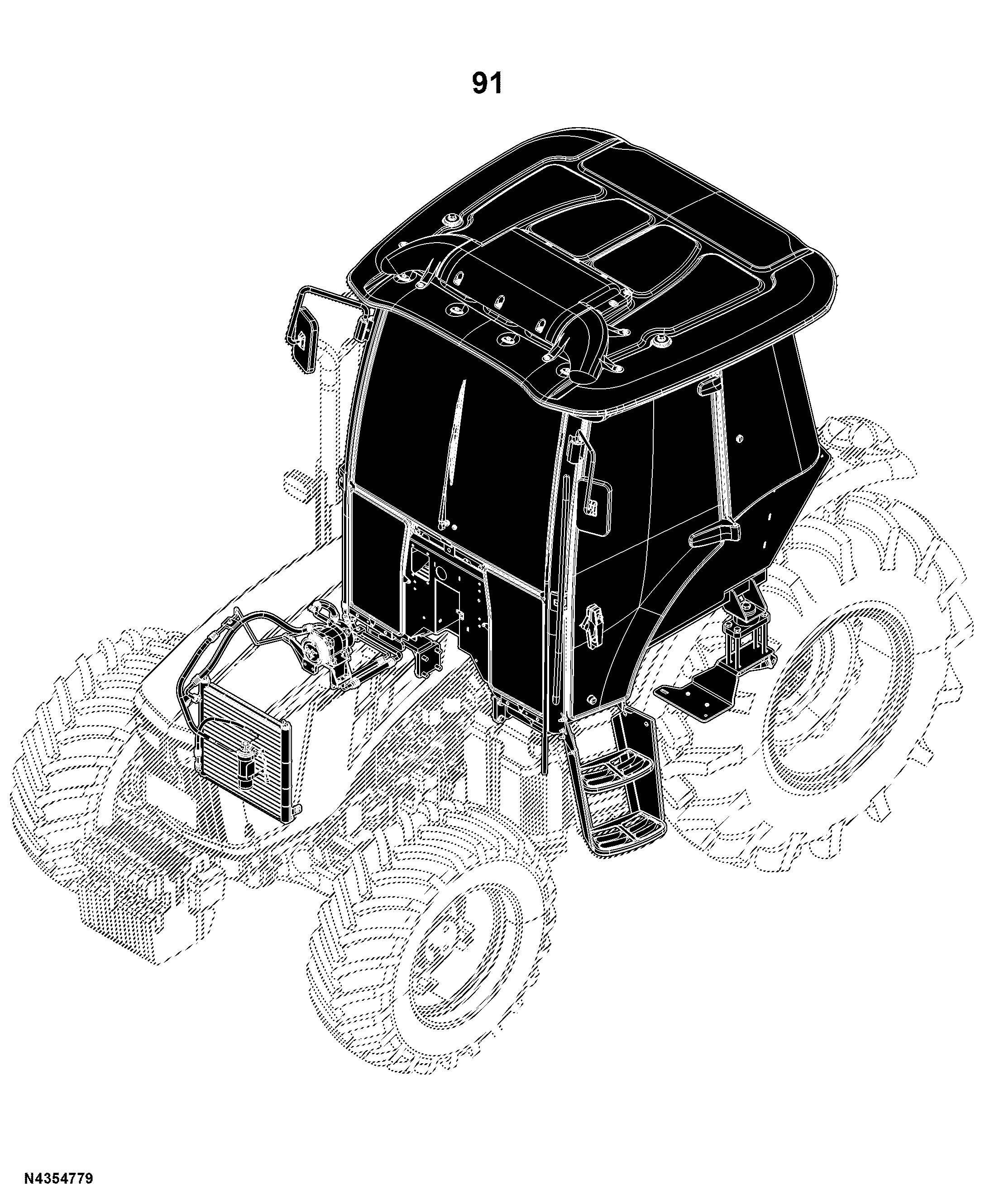5E-904 Tractor (PIN: 1N4904XXXXXXXXXX- )(China Edition)