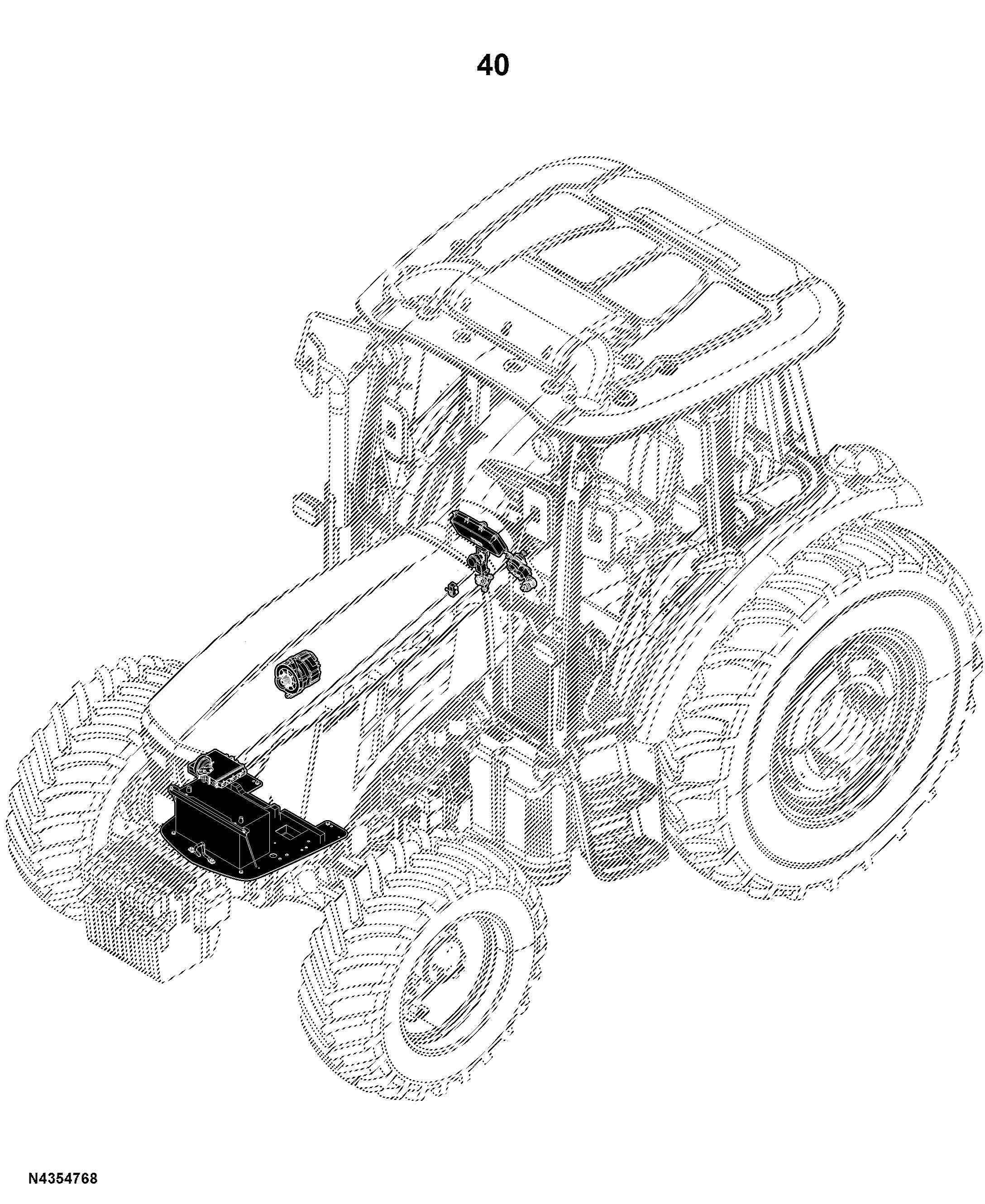 5E-904 Tractor (PIN: 1N4904XXXXXXXXXX- )(China Edition)