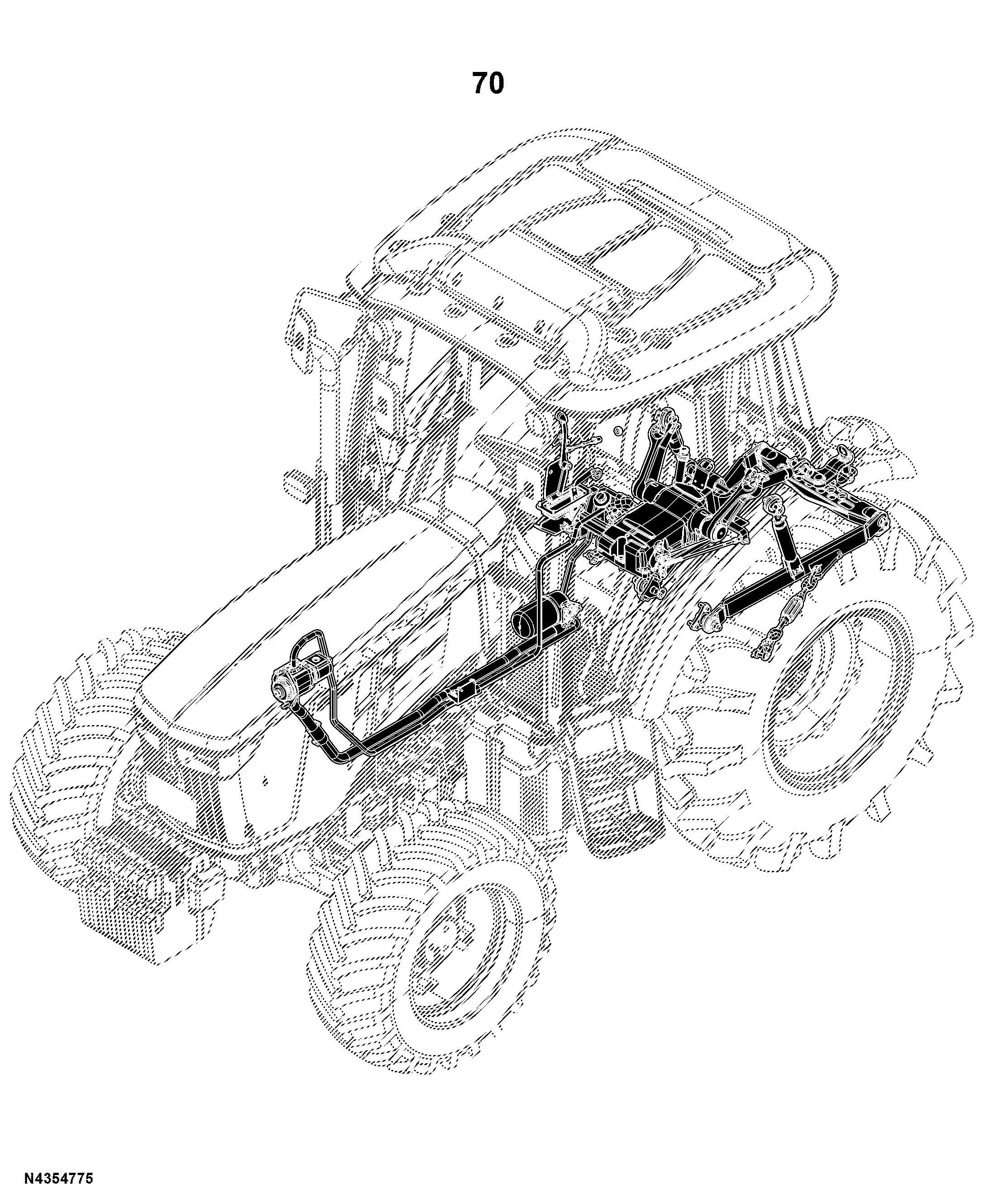 5E-904 Tractor (PIN: 1N4904XXXXXXXXXX- )(China Edition)