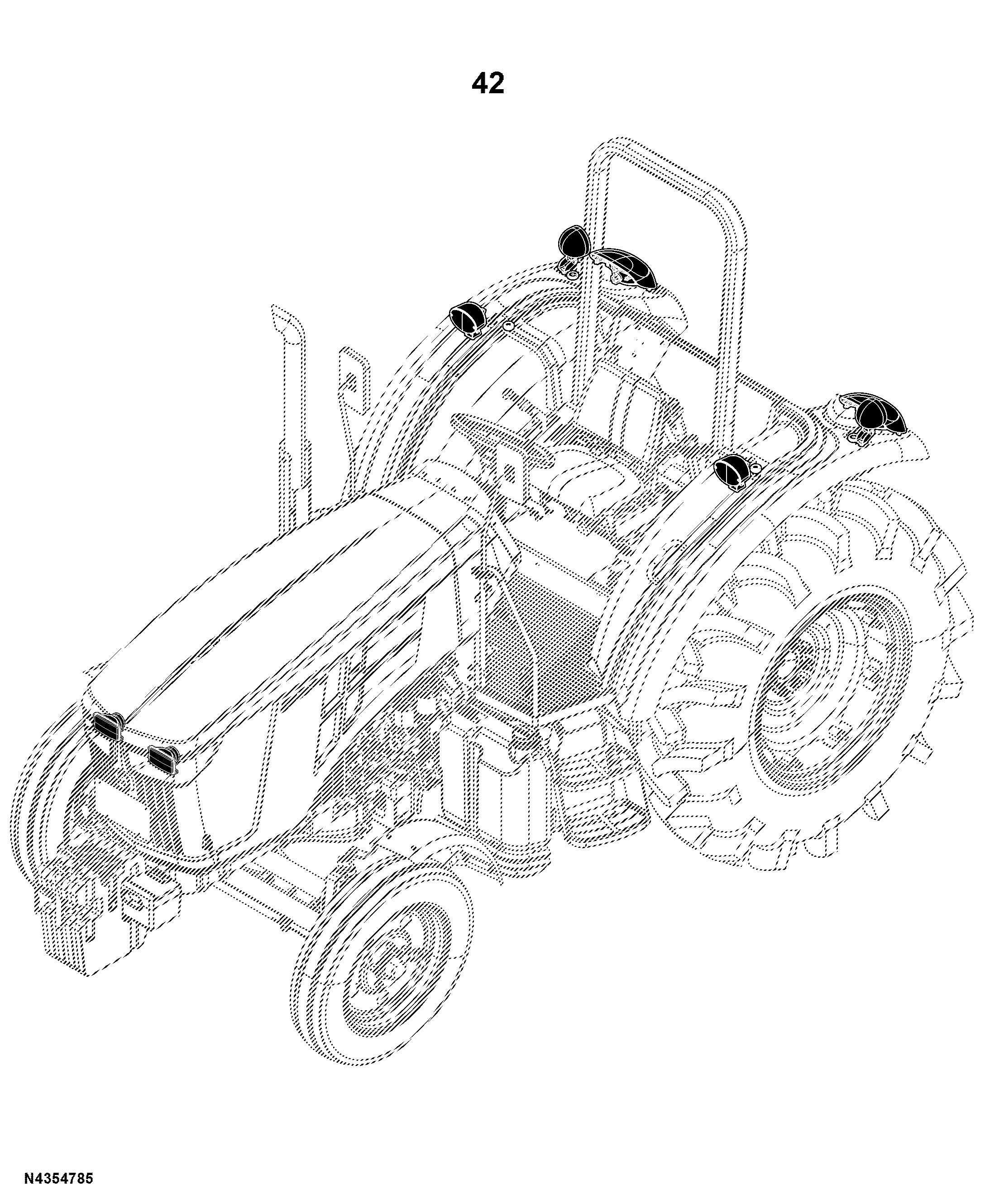 5E-1000 Tractor (PIN: 1N41000XXXXXXXXXX- )(China Edition)