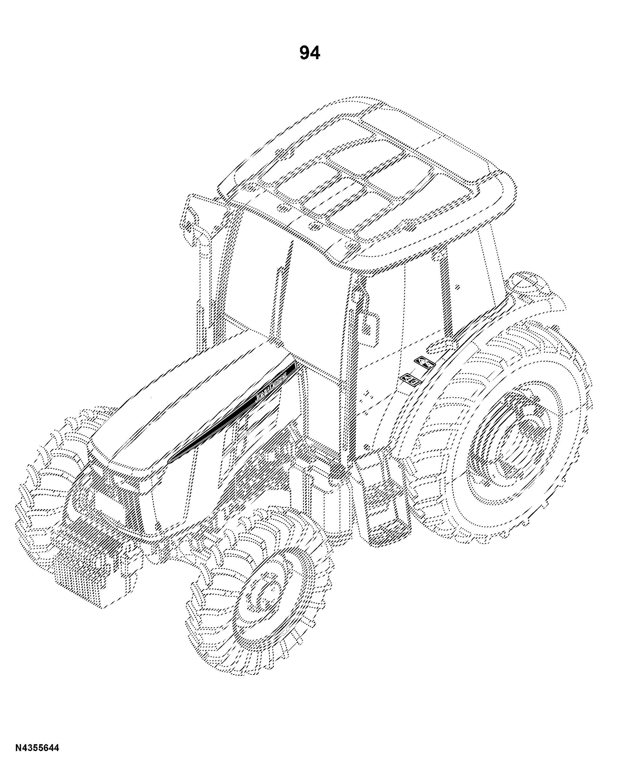 5E-1104 Tractor (PIN: 1N41104XXXXXXXXXX- )(China Edition)