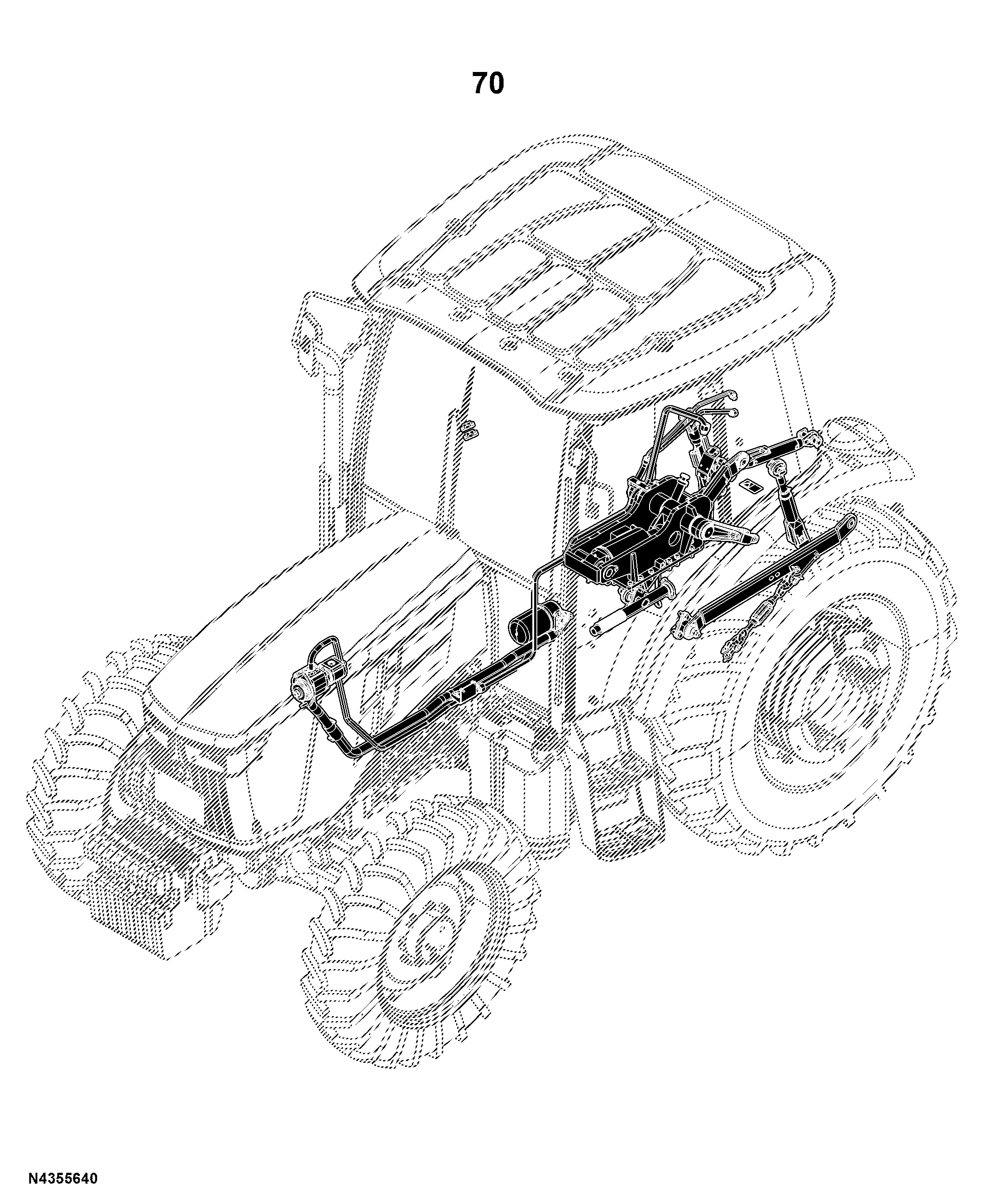 5E-1104 Tractor (PIN: 1N41104XXXXXXXXXX- )(China Edition)
