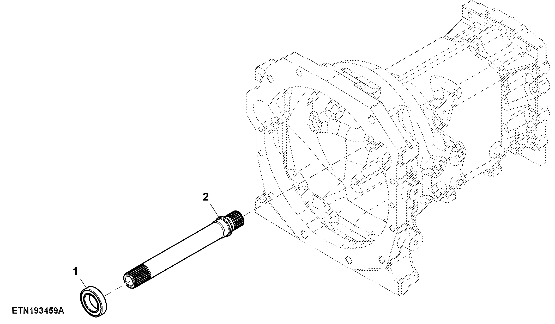 Clutch Input Shaft, 12X12 Transmission, 120 HP