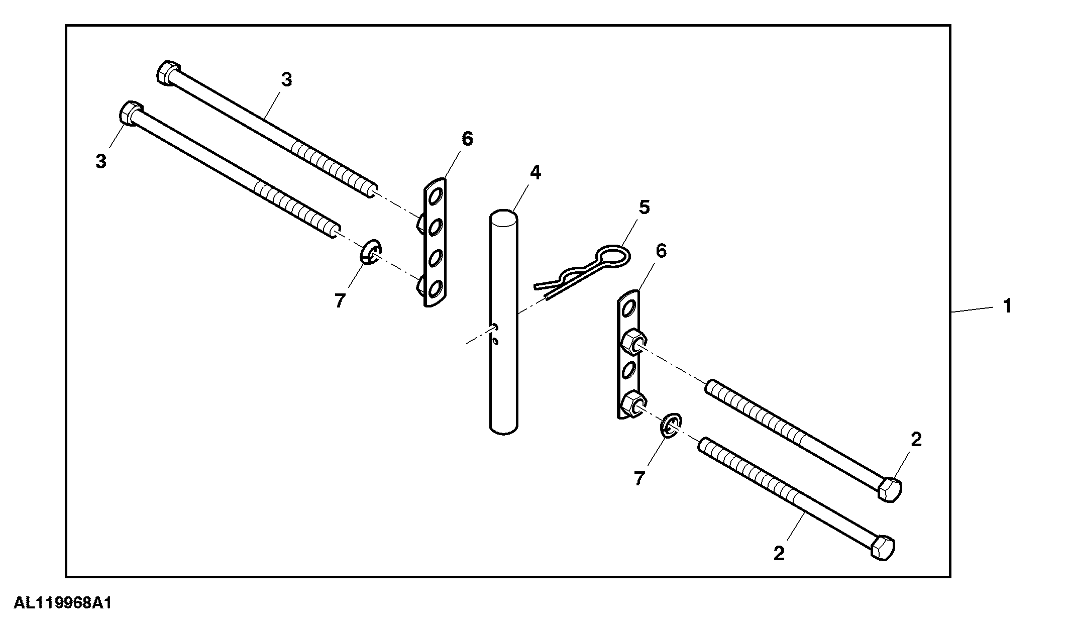 Mountings Parts, Front Weights, 400 kg, Attachment