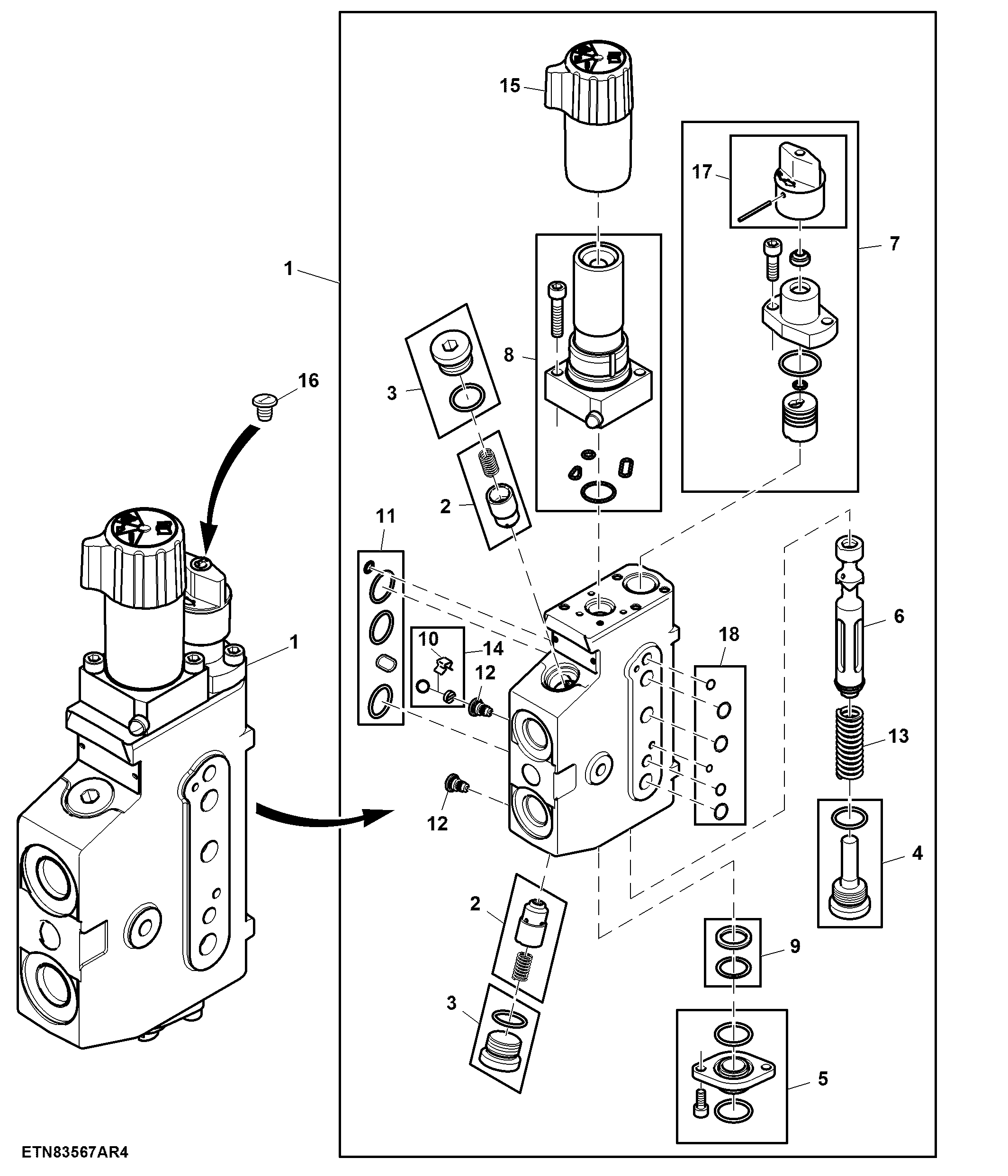 Mechanical SCV, 450 Series, Position II ( - 009999)