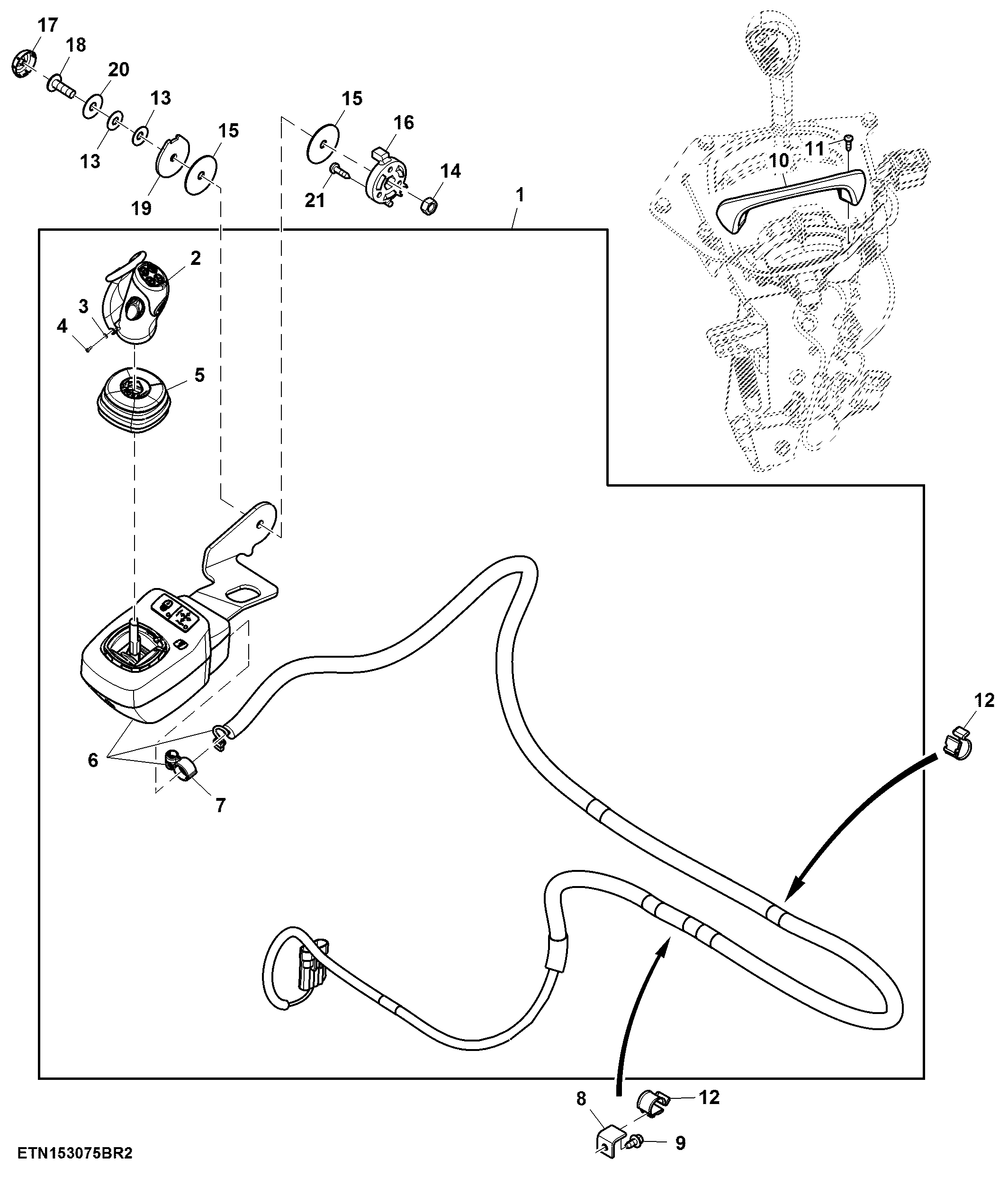 Multi Function Lever, Armrest Integrated, W/ Air Suspended Seat