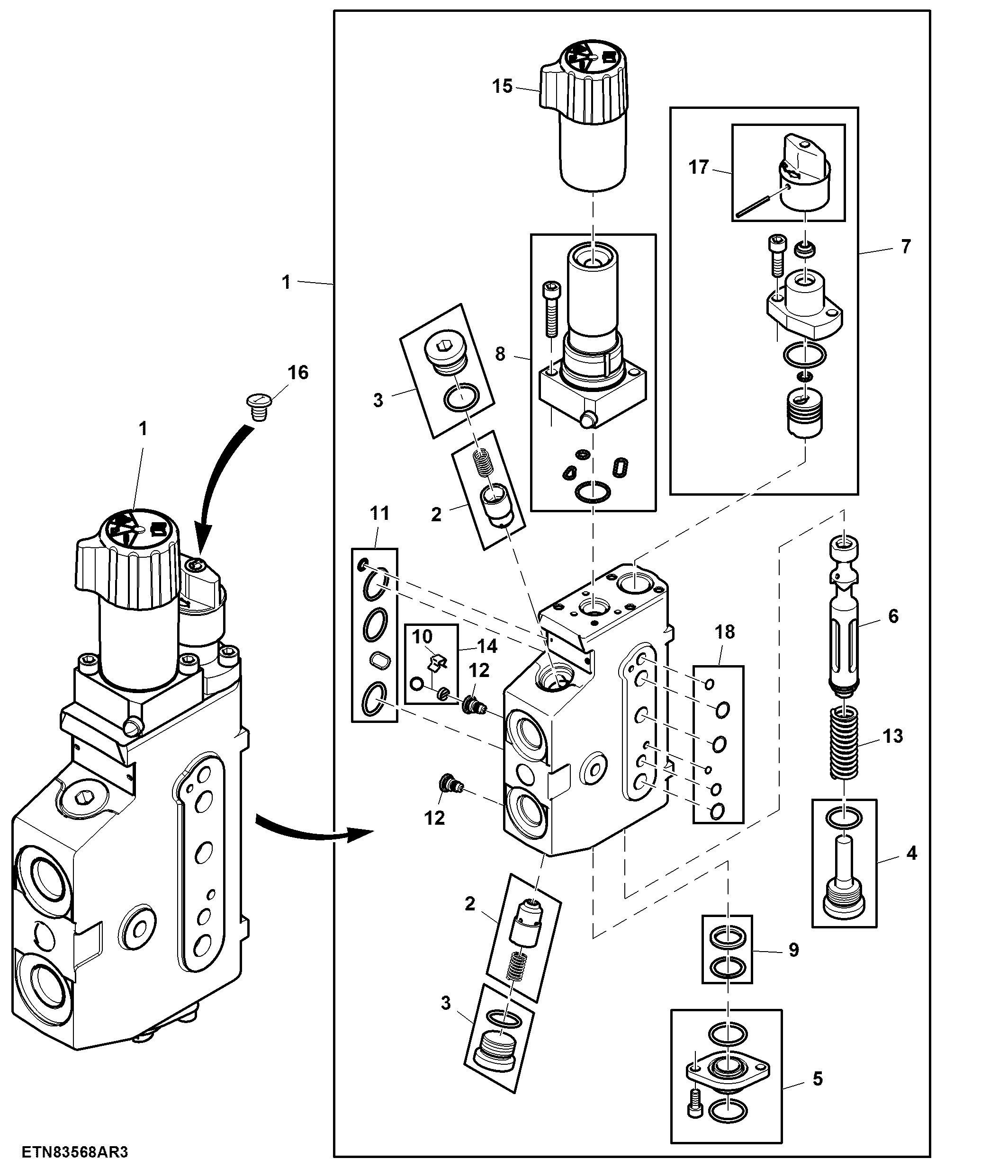 Mechanical SCV, 450 Series, Position III ( - 009999)