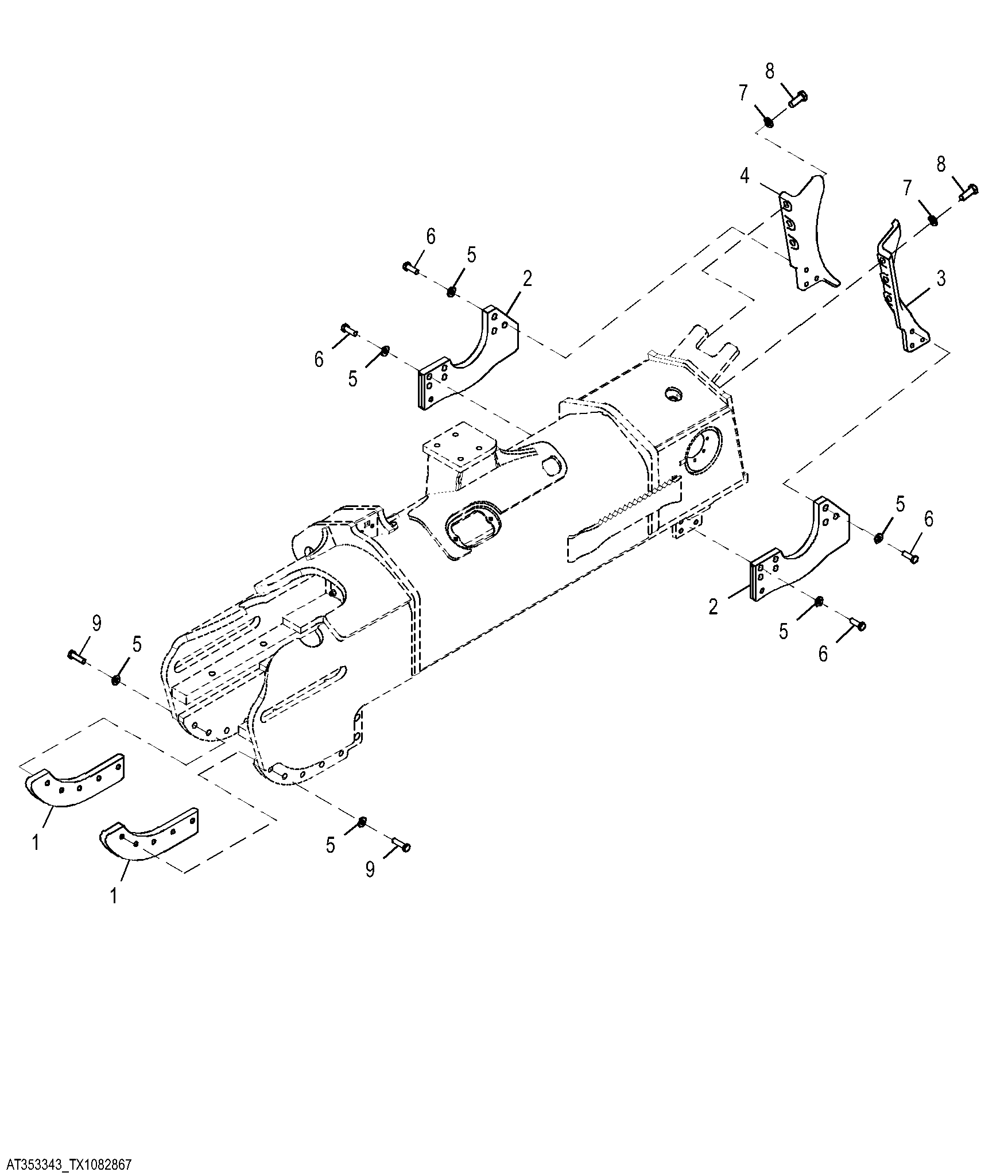 Chain Guides and Track Drive Sprocket Guard