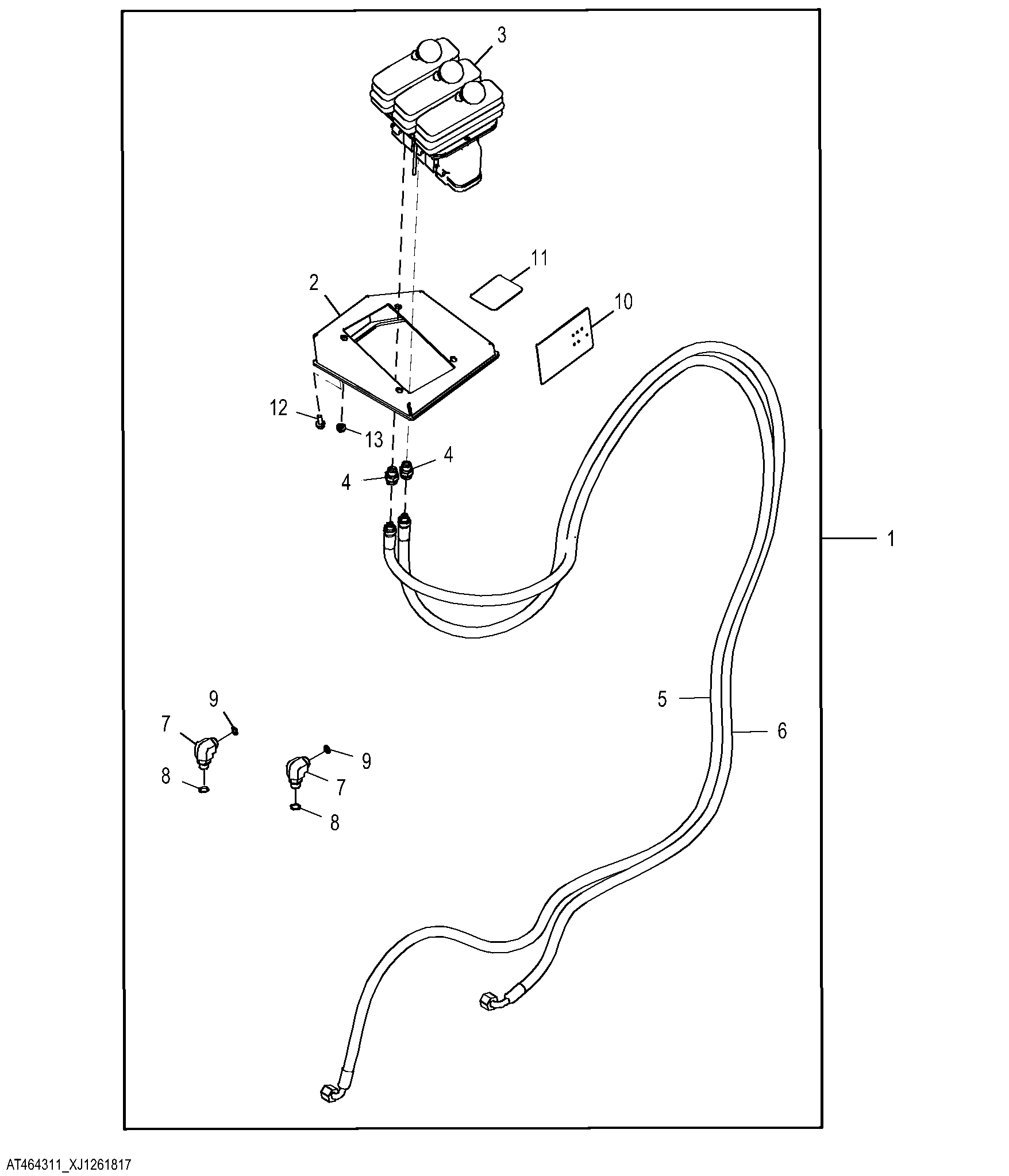 Joystick To 3 Lever Controller Conversion Kit