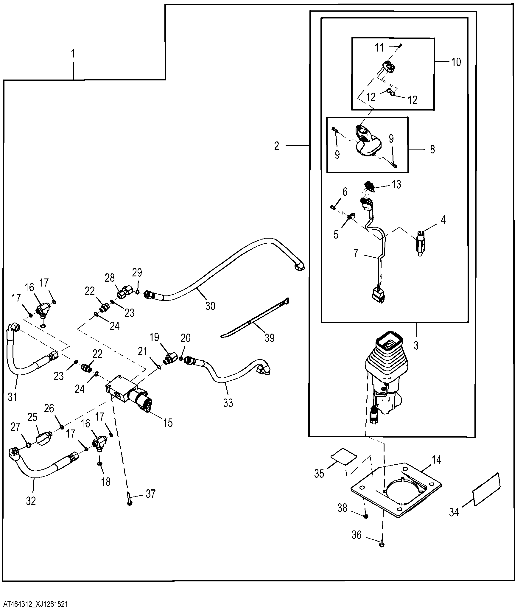 3 Lever Controller To Joystick Conversion Kit