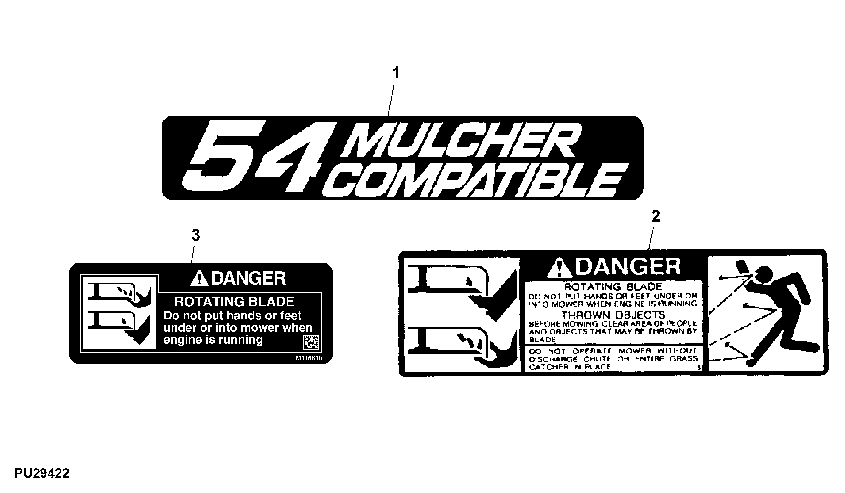 Mower Deck Labels ( - 035000)