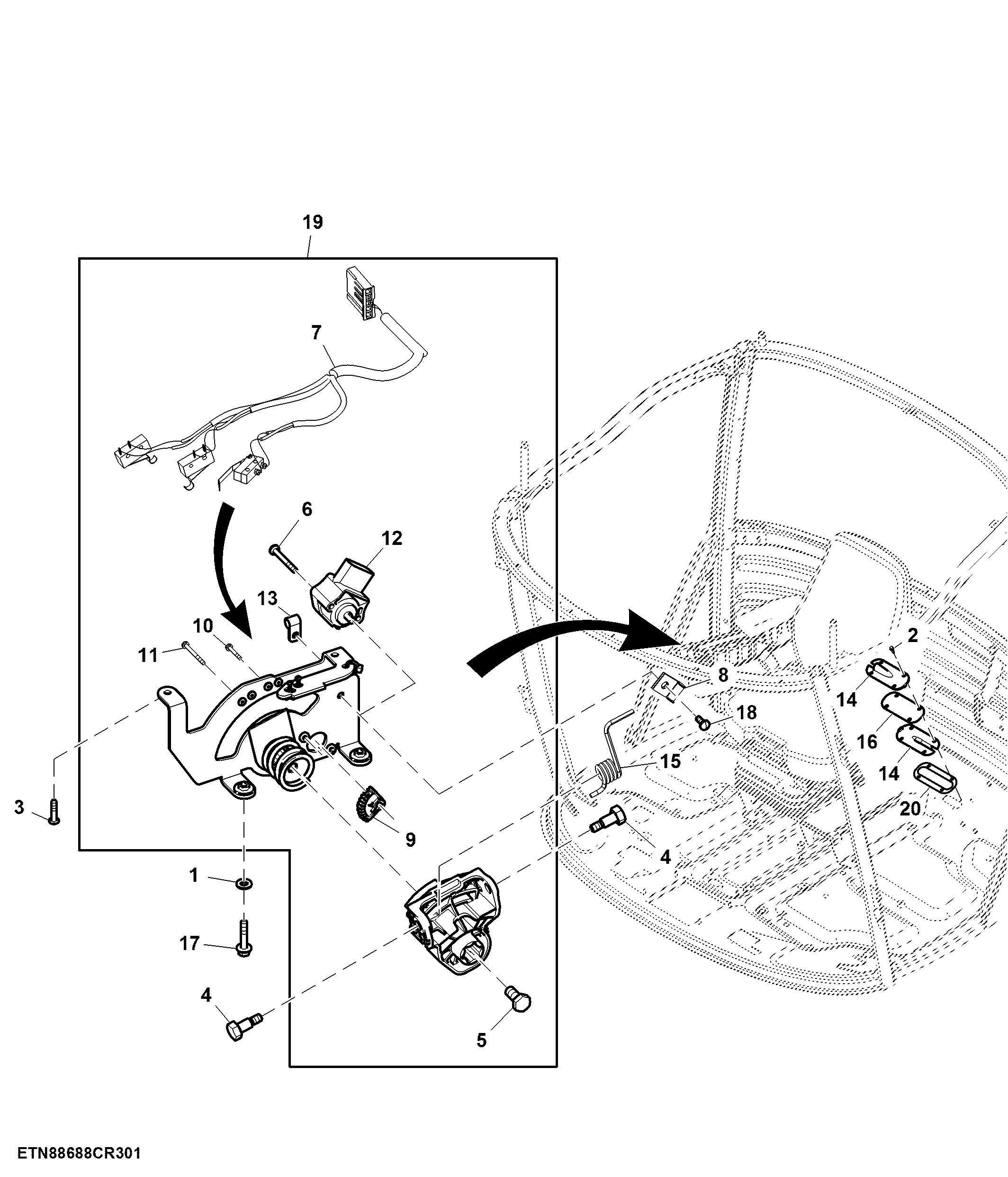 Electrical Hydrohandle Mechanism Control, Push Pull