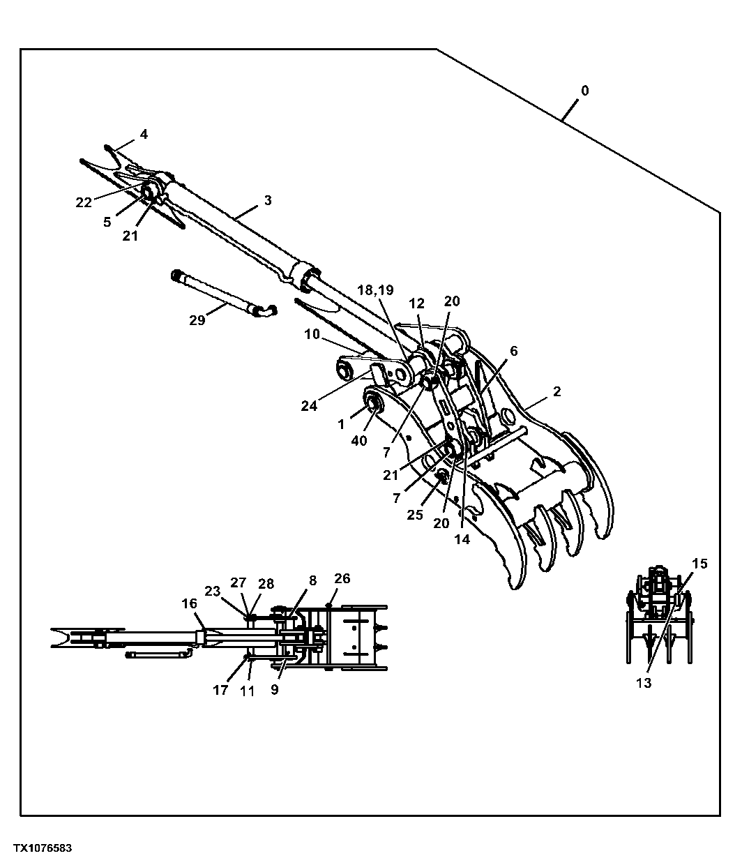 Progressive Hydraulic Thumb Kit, Without Coupler (Kits Built 28 June 2010 -)