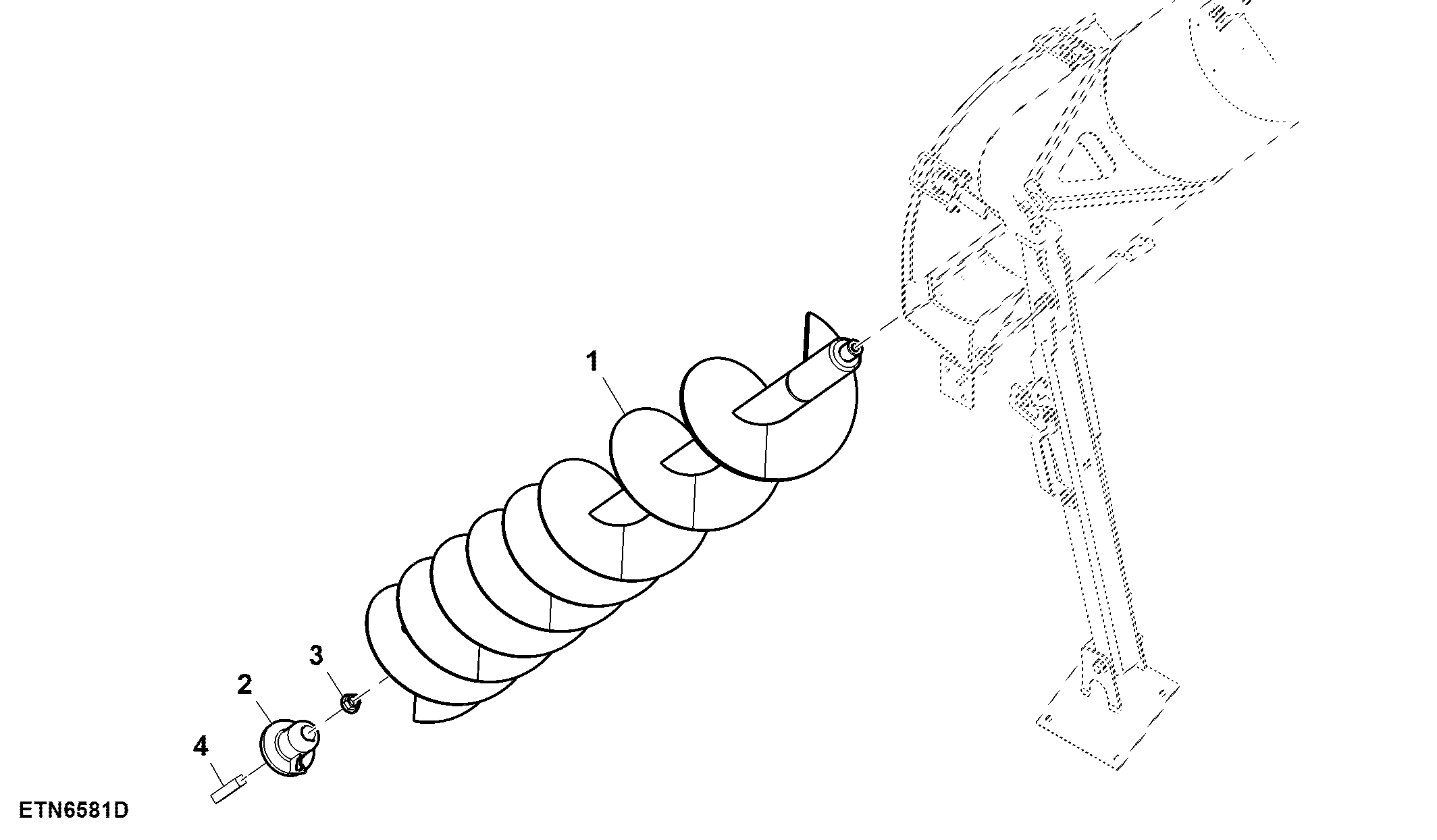 Loading Auger, 400 Bushels Power Fold / Manual Fold