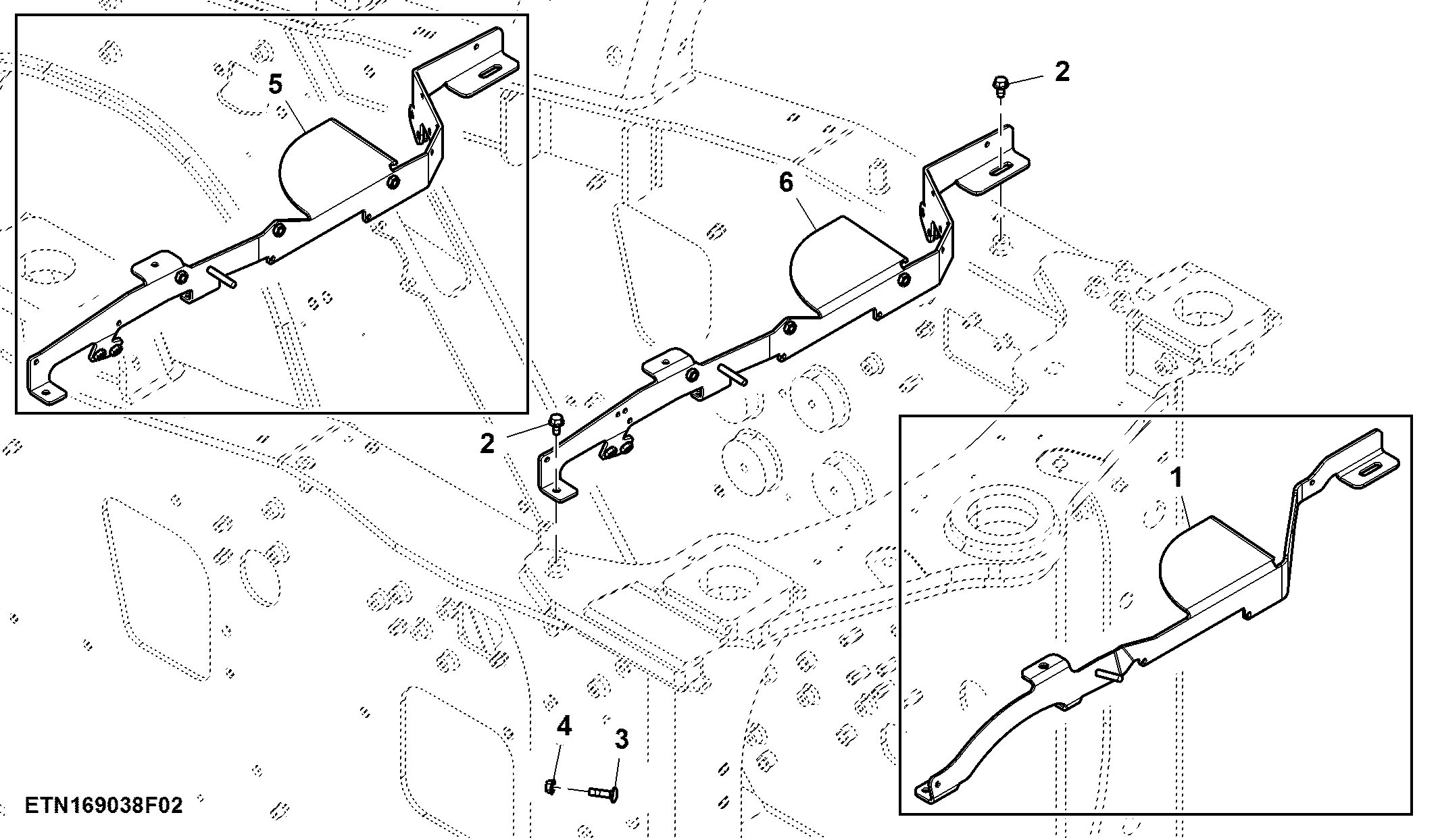 Line, DEF Bridge, 13.5 L, T2/ T3 Engine (801461 - )