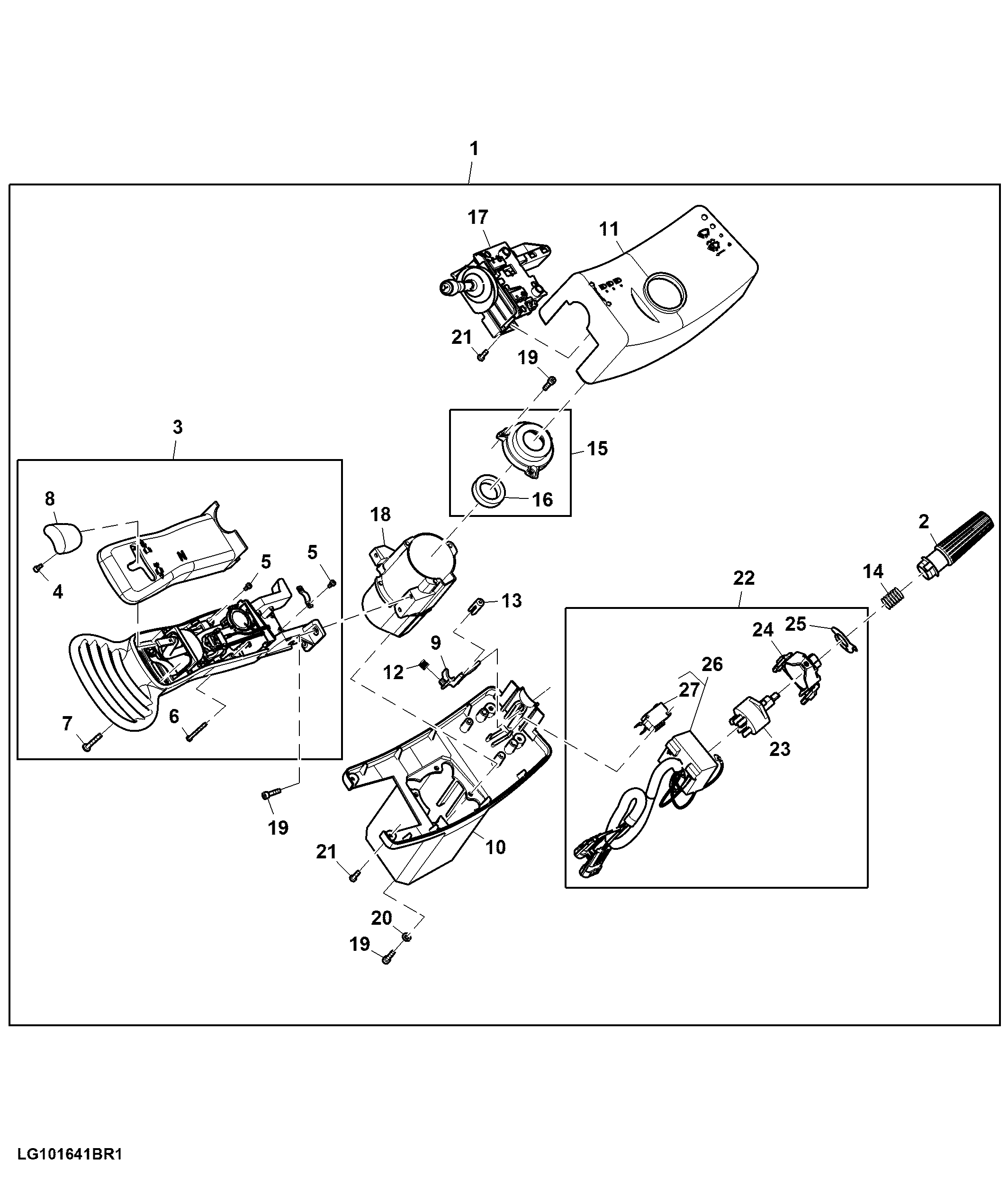 Multi Function Unit, W/ Electrical Reverser Control, W/ Rollmode Switch