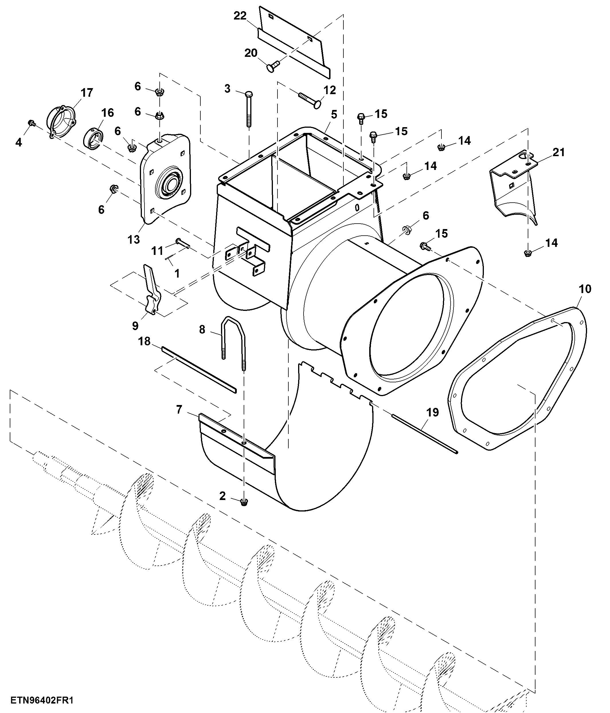 Clean Grain Elevator Boot, Rice, High Capacity